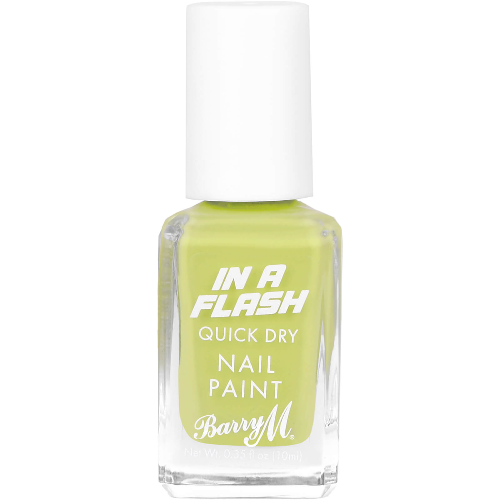 Barry M Cosmetics In A Flash Quick Dry Nail Paint 10ml (various Shades) - Lightspeed Lime In Green
