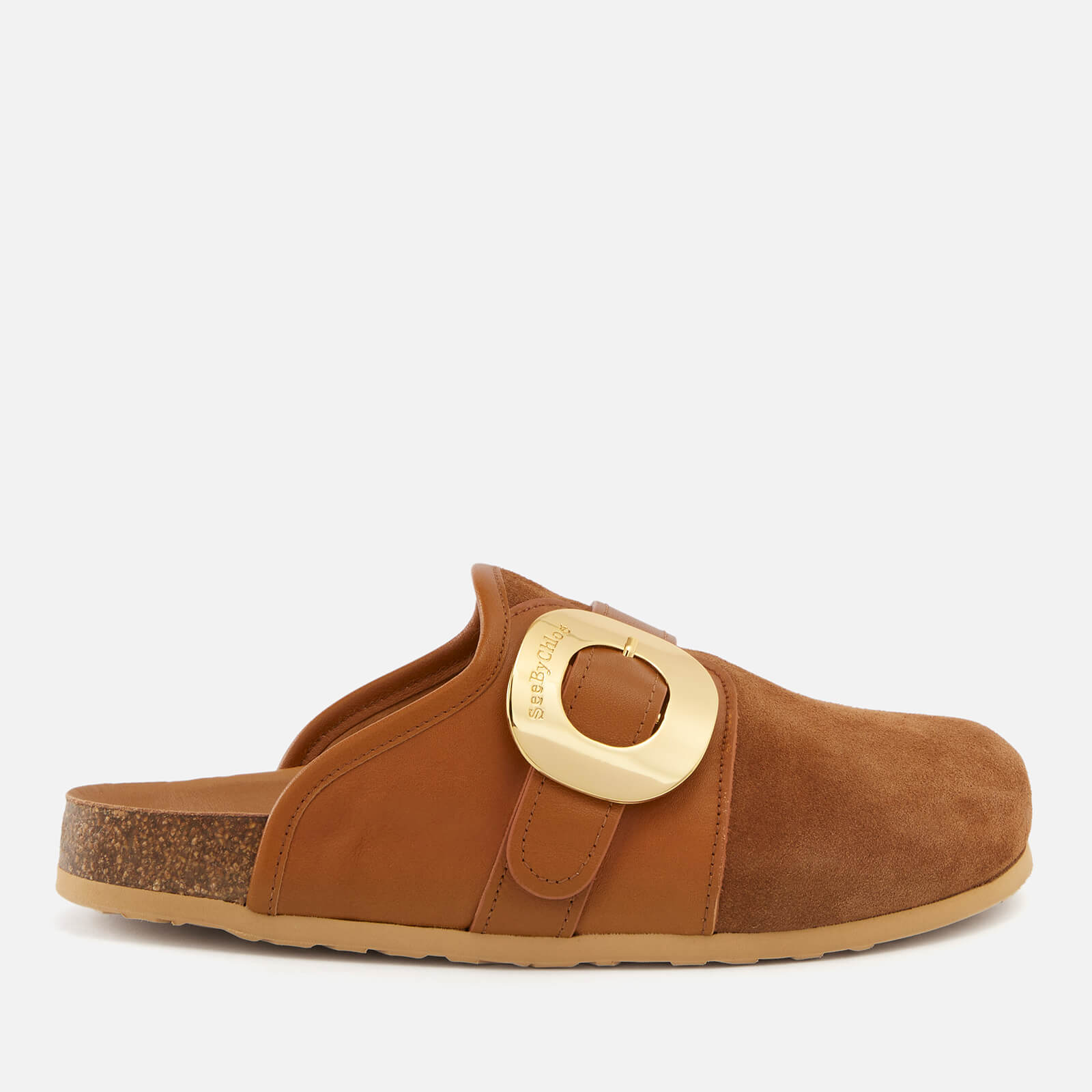 See by Chloe Women's Chany Fussbelt Suede Mules