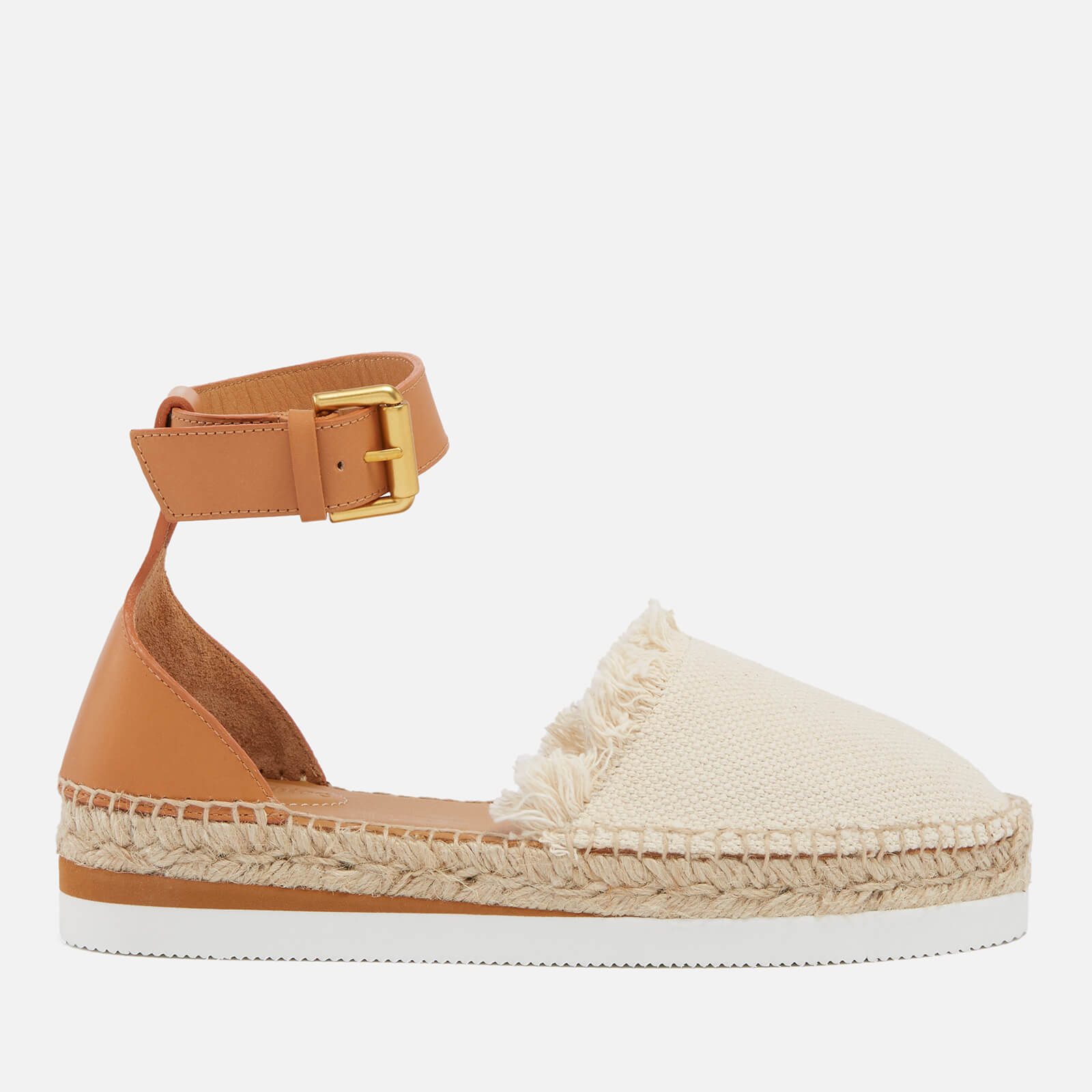 See by Chloé Women%27s Glyn Leather and Canvas Sandals