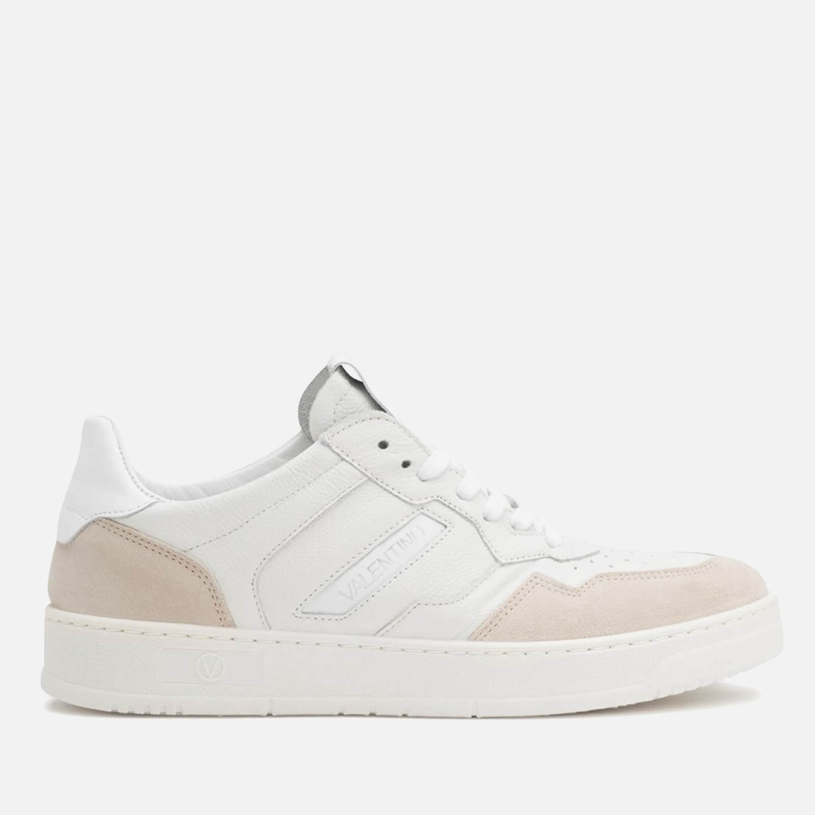 Valentino Men’s Apollo Basket Leather and Suede Trainers