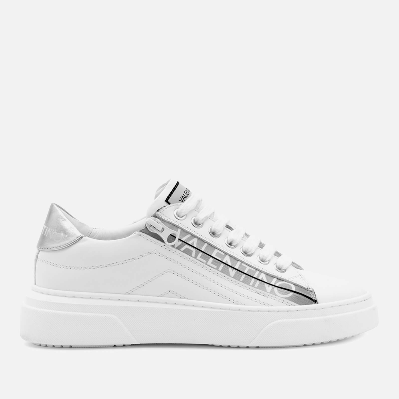 Valentino Women's Stan Sunner Side Zip Leather Cupsole Trainers