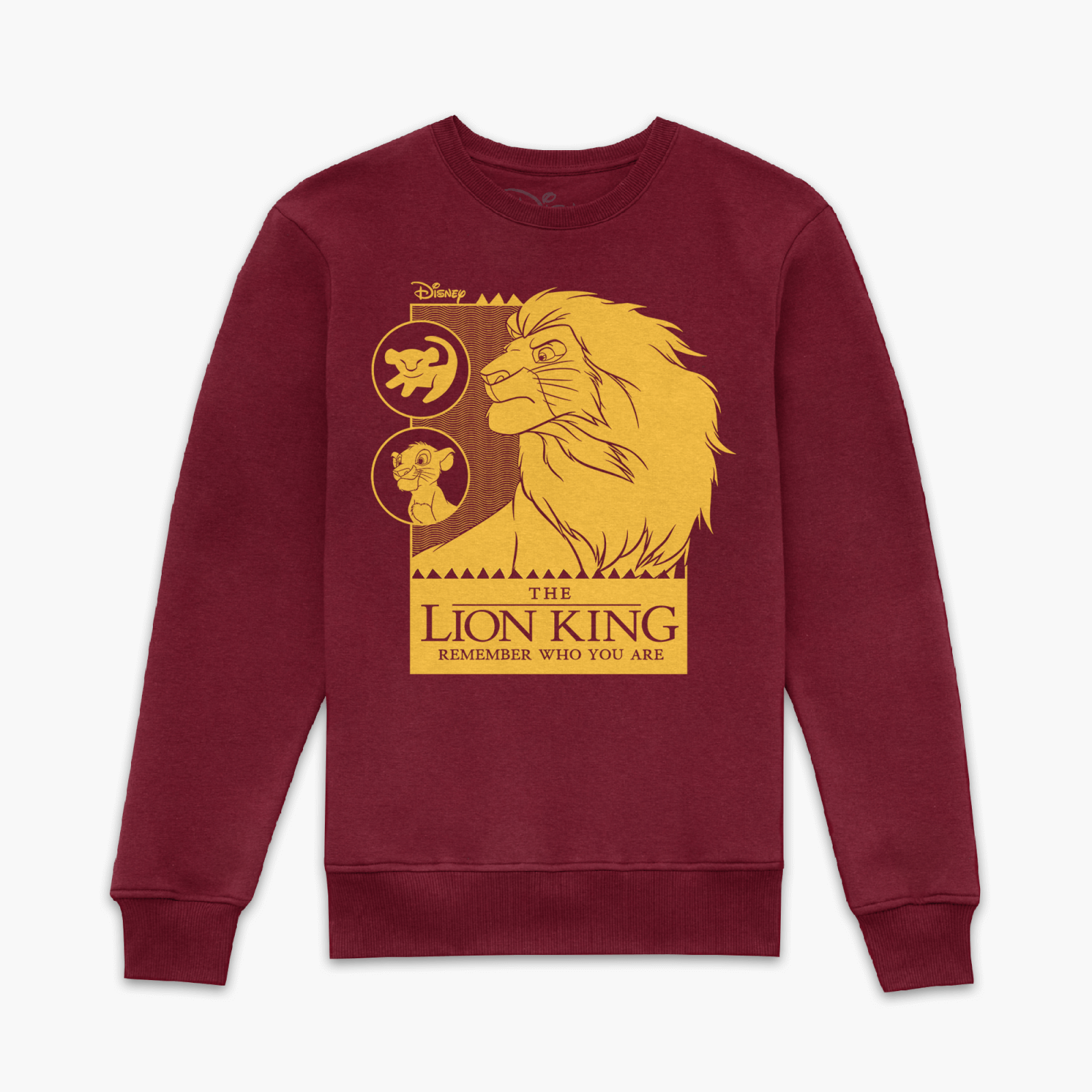 Lion King Simbas Journey Sweatshirt - Burgundy - L - Burgundy
