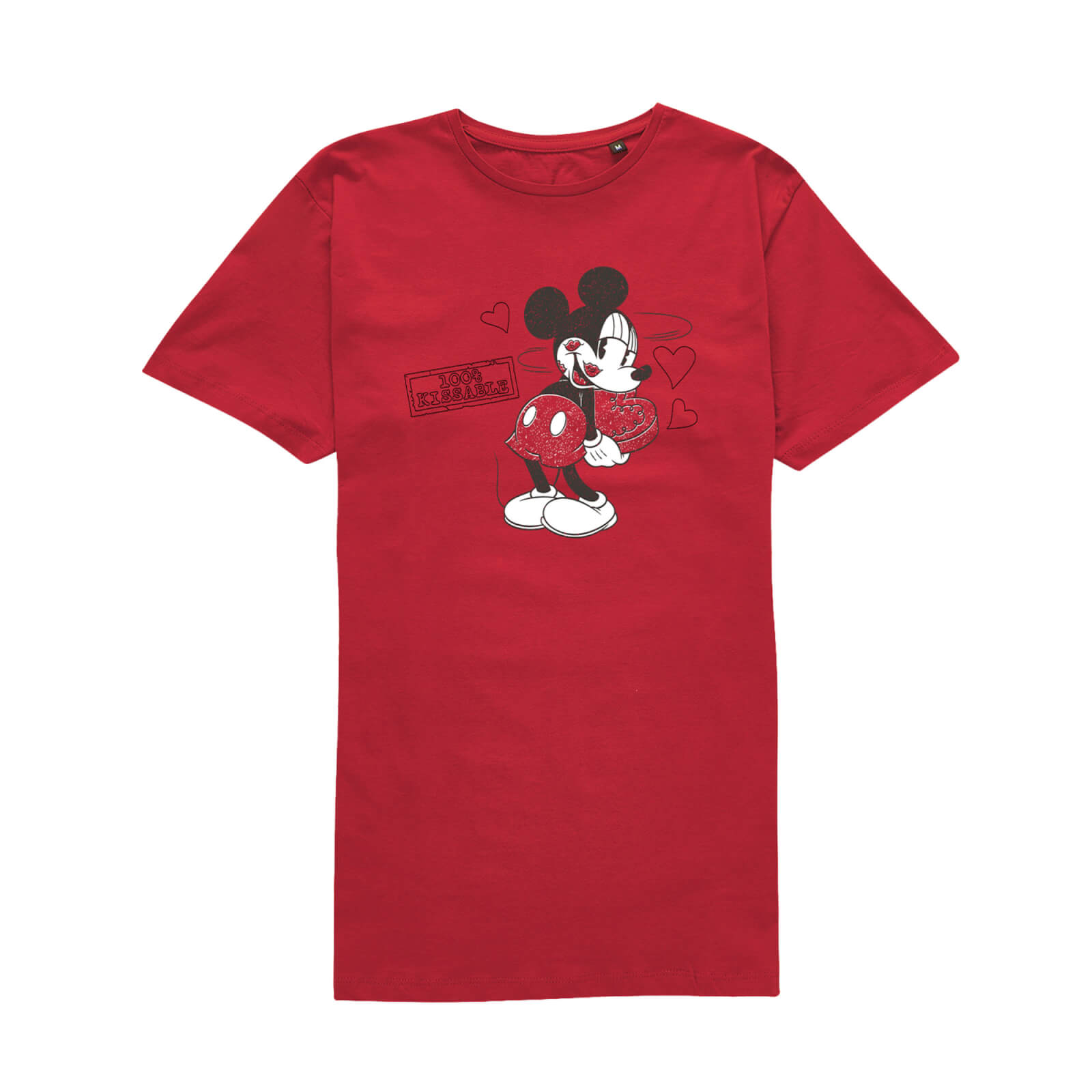Mickey Mouse 100% Kissable T-Shirt - Red - XL - Red