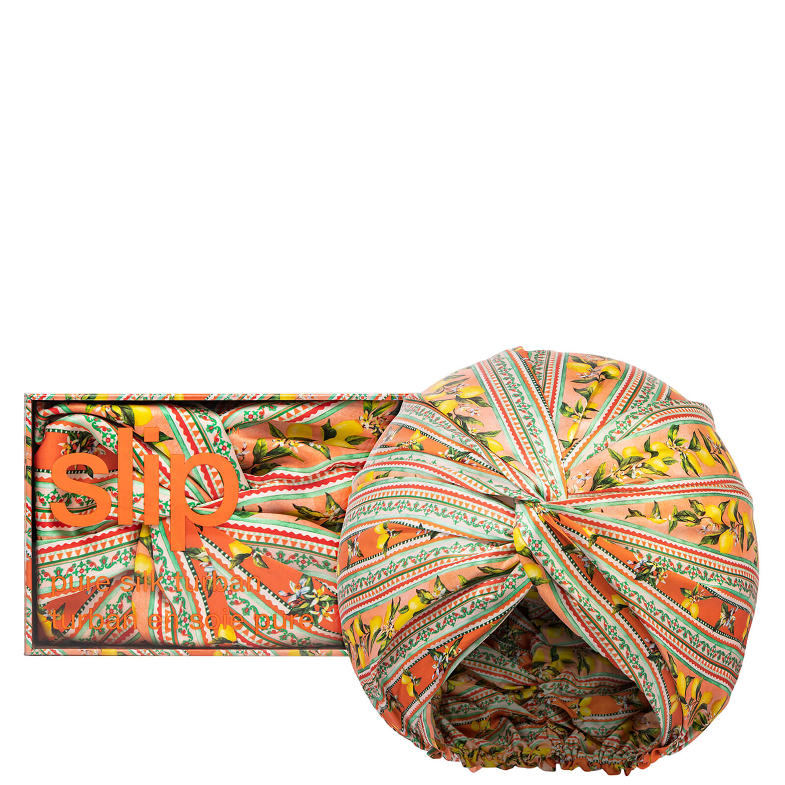 

Slip Pure Silk Turban - Portofino