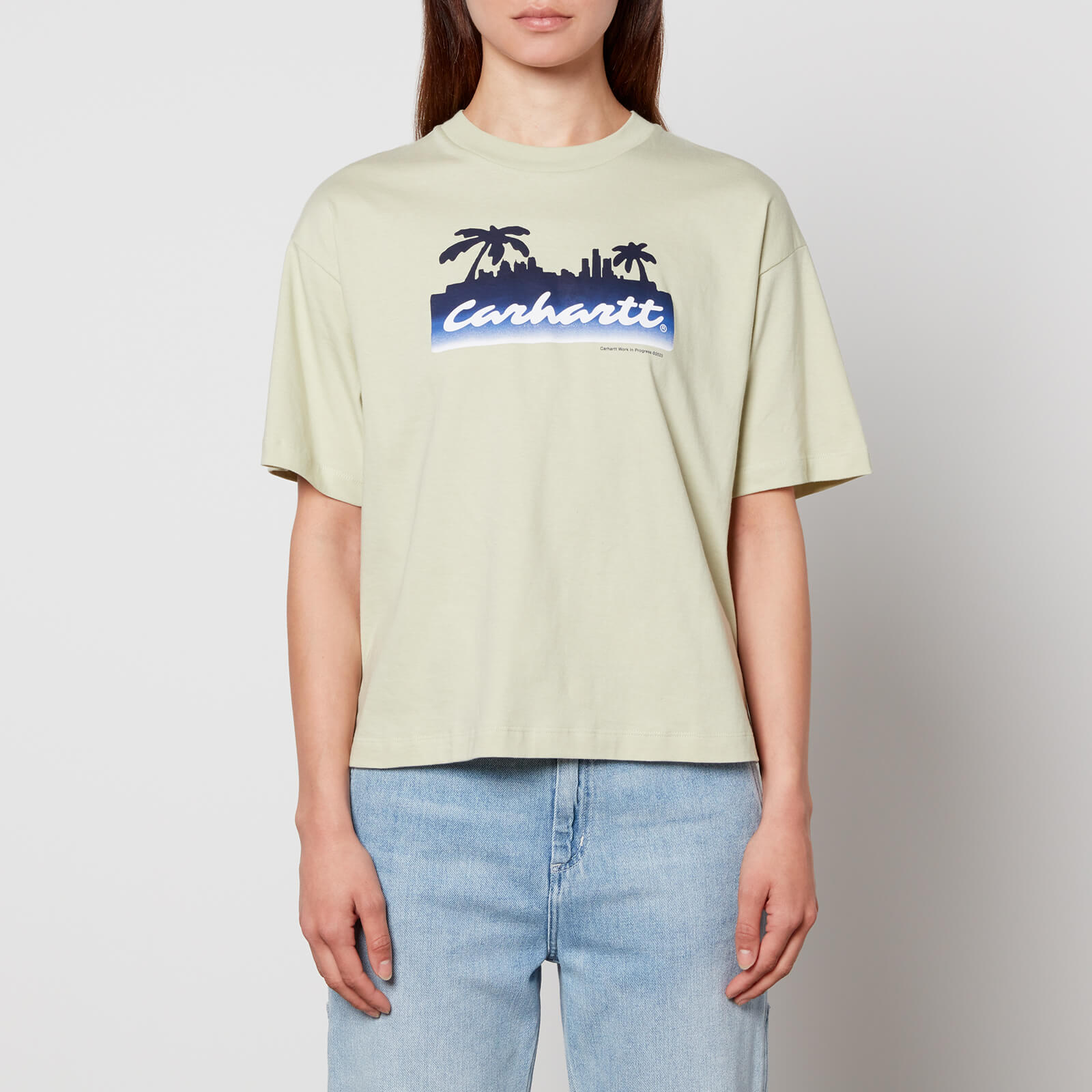 Carhartt WIP Palm Script Printed Cotton-Jersey T-Shirt