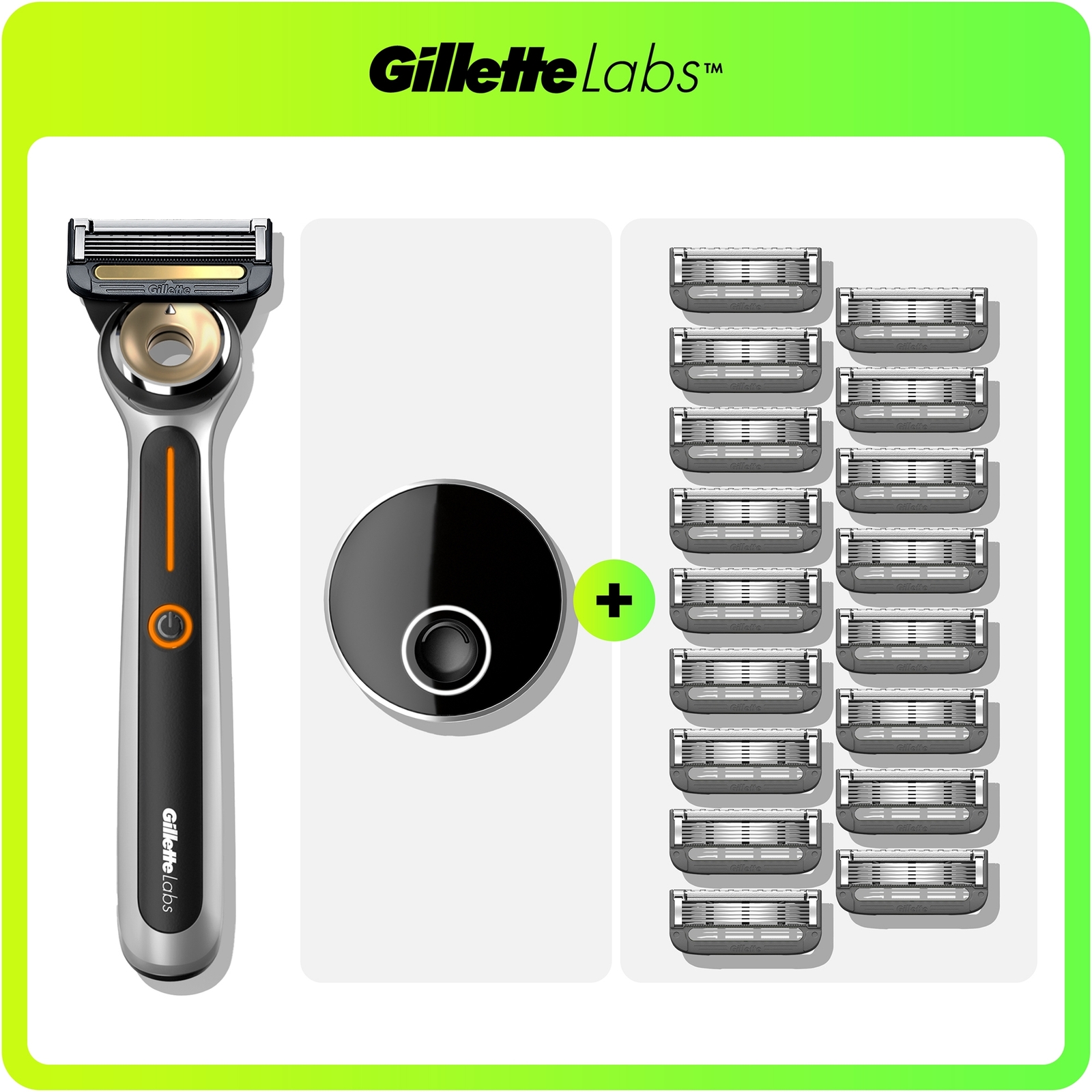 Gillette Labs Heated Razor Starter Kit - Starter Kit + 16 Blades