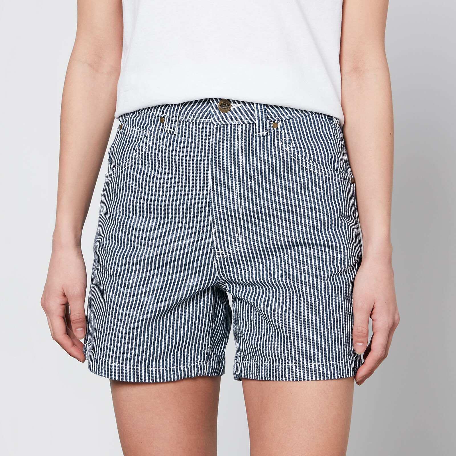 Dickies Hickory Striped Cotton-Canvas Shorts - W26