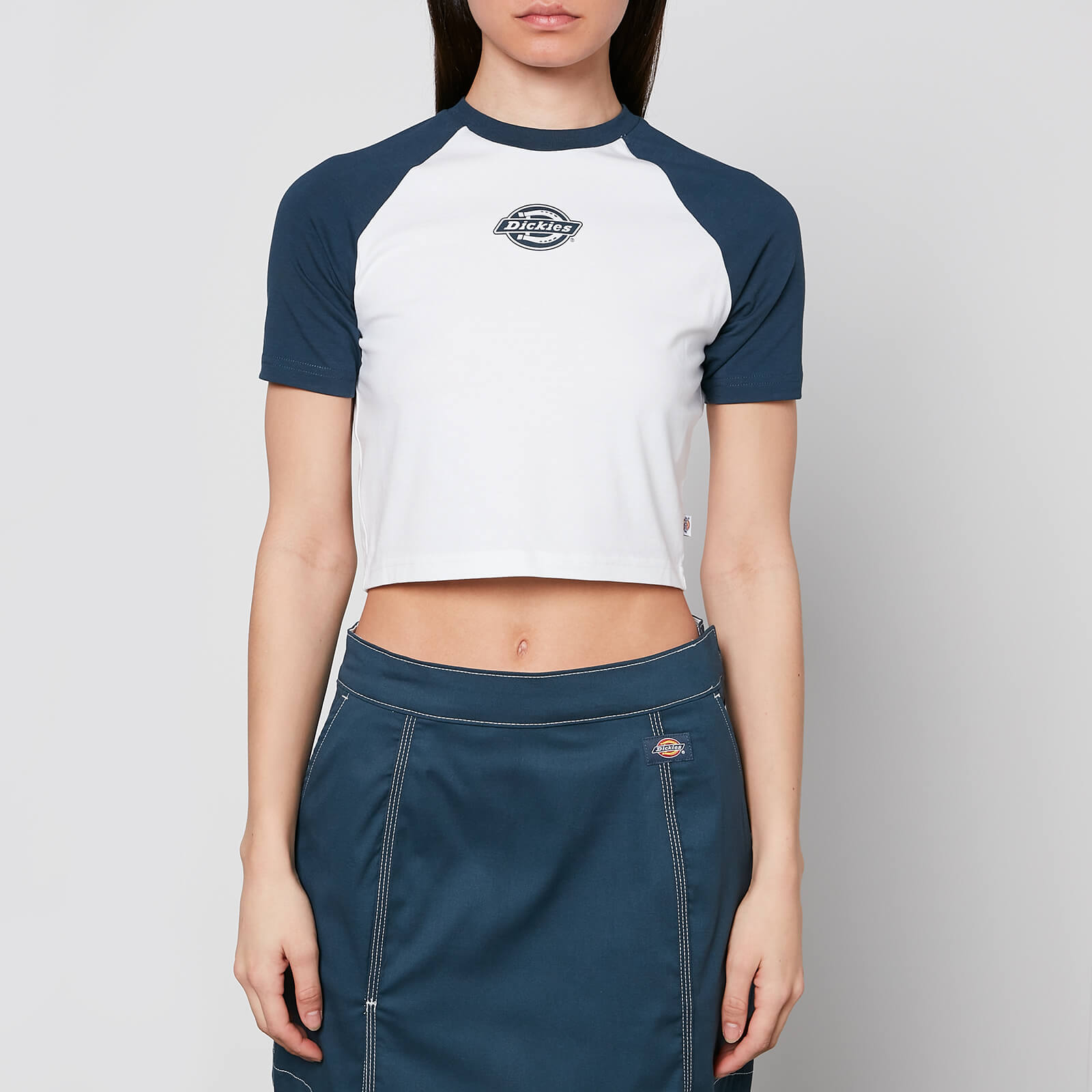 Dickies Sodaville Stretch-Cotton Jersey Cropped T-Shirt
