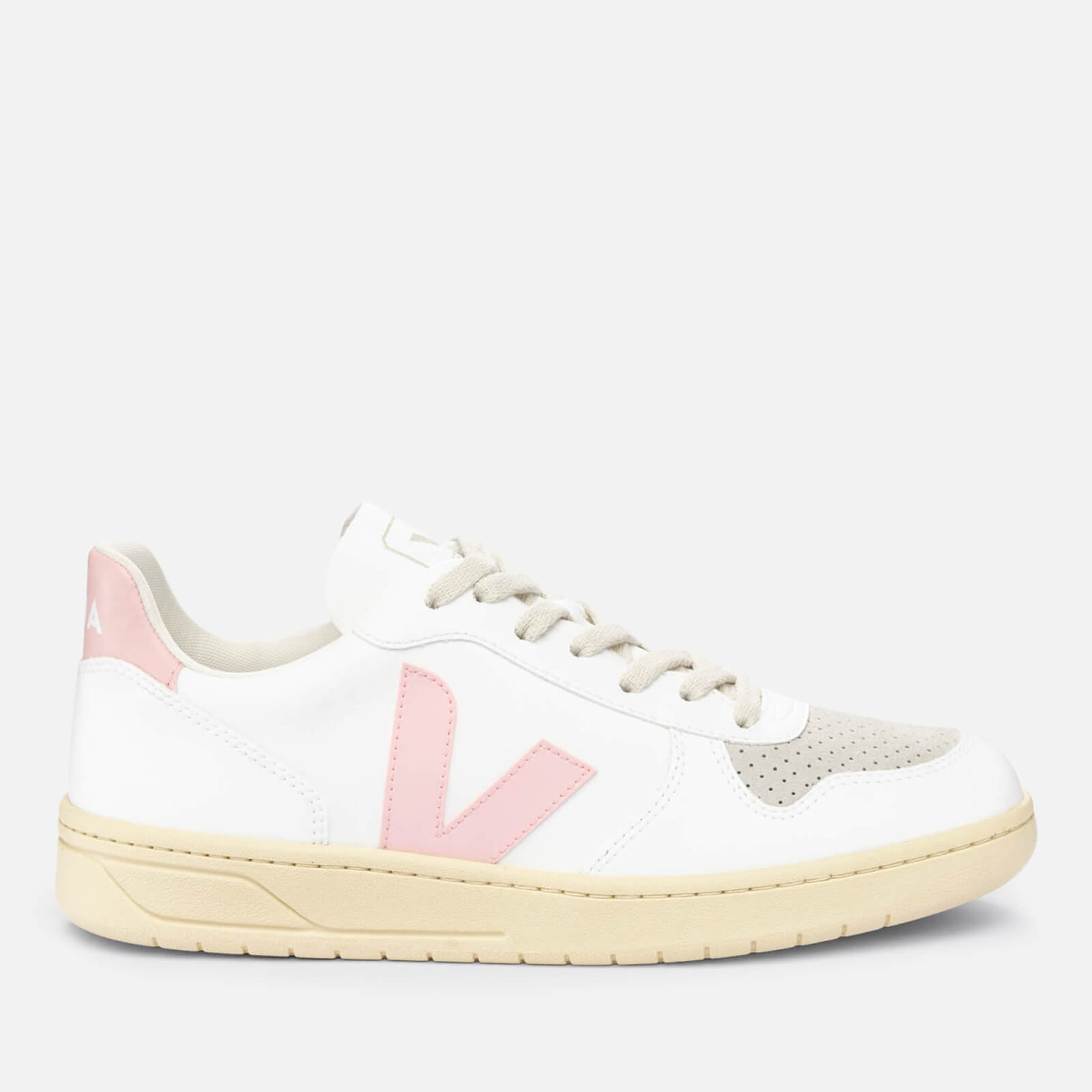 Veja Women's V-10 Faux Leather and Suede Trainers