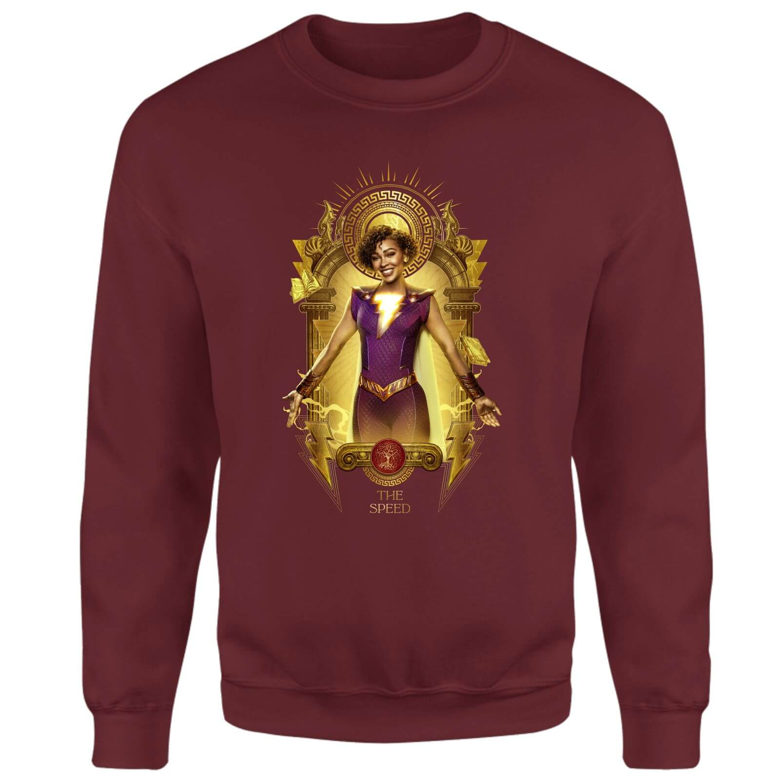 Shazam! Fury of the Gods The Speed Sweatshirt - Burgundy - L - Burgundy
