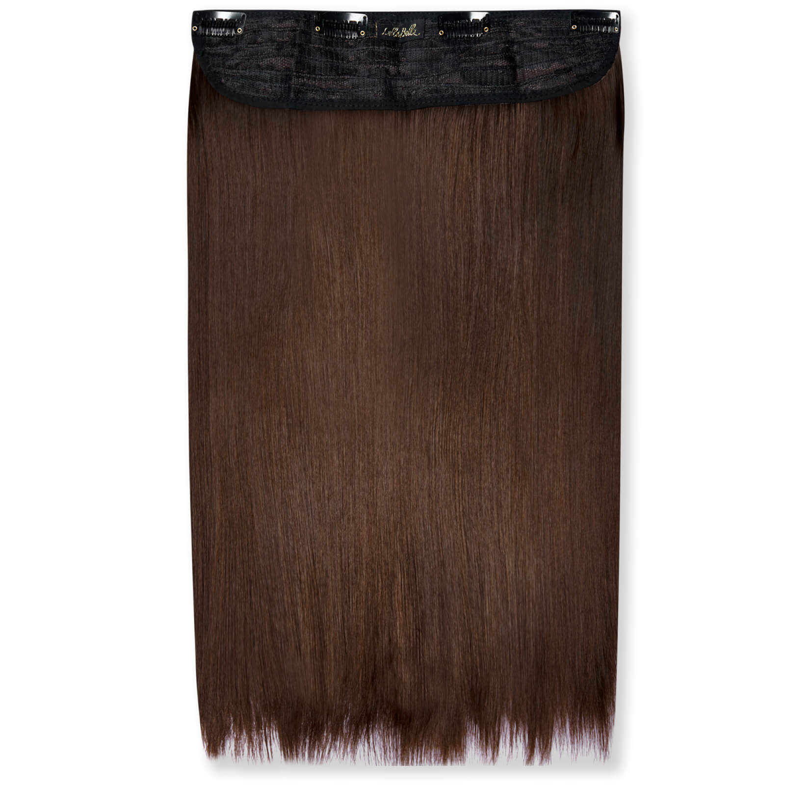 

LullaBellz Thick 18 1-Piece Straight Clip in Hair Extensions (Various Colours) - Coco Brown