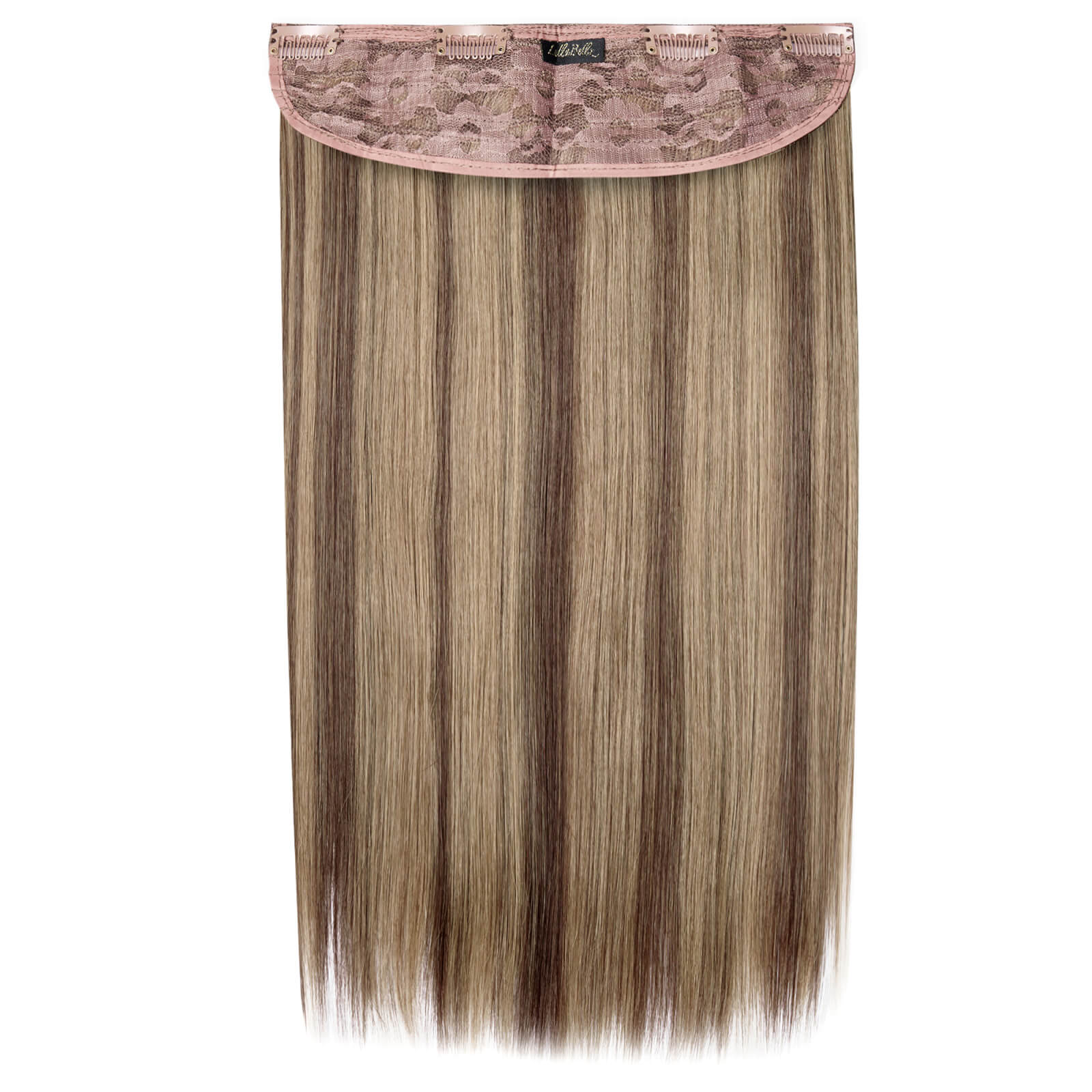 

LullaBellz Thick 18 1-Piece Straight Clip in Hair Extensions (Various Colours) - Mellow Brown