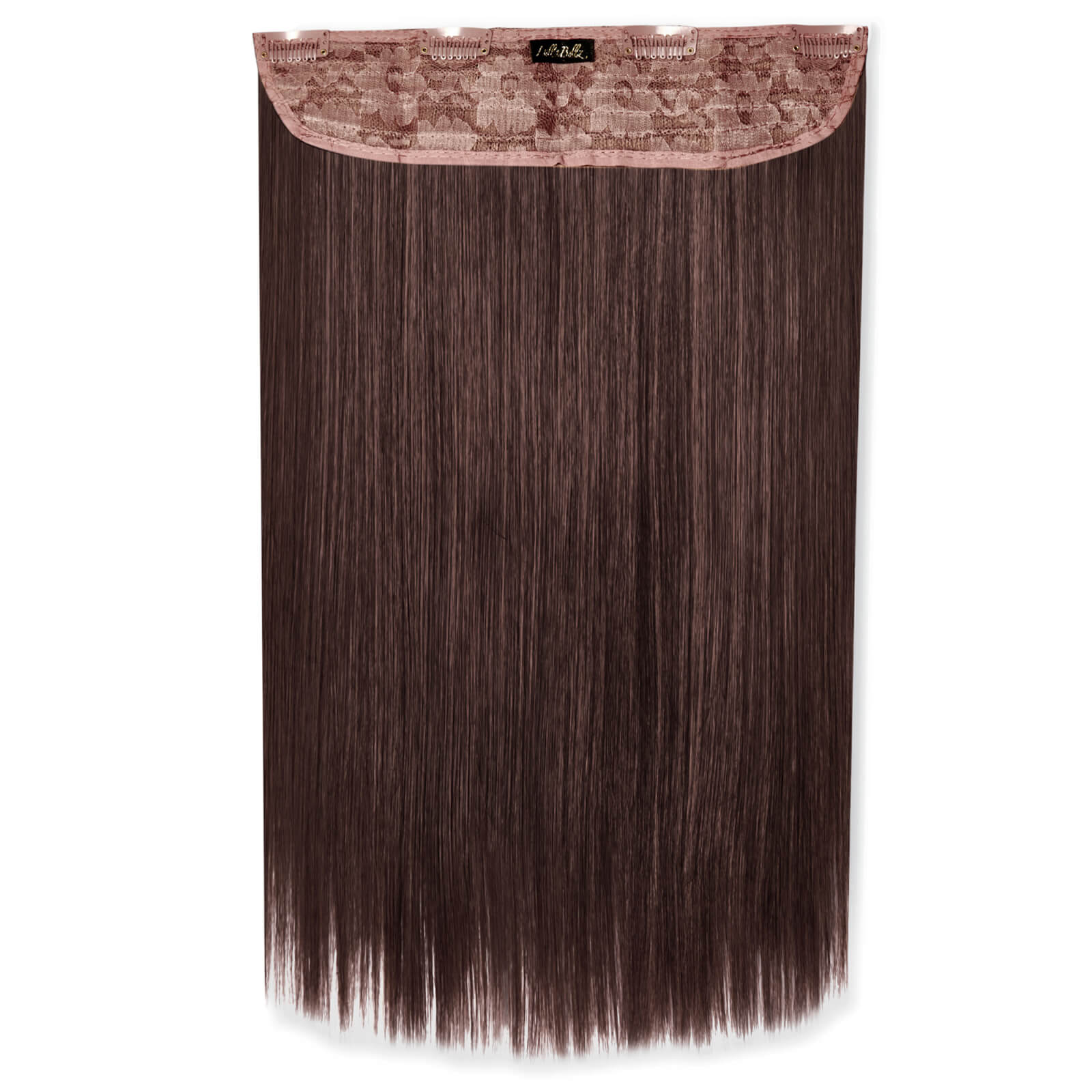

LullaBellz Thick 18 1-Piece Straight Clip in Hair Extensions (Various Colours) - Chestnut