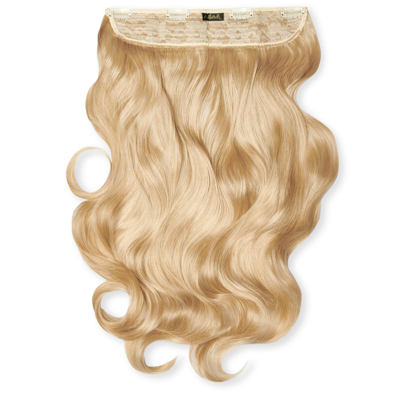 LullaBellz Thick 20 1-Piece Curly Clip in Hair Extensions (Various Colours) - Golden Blonde