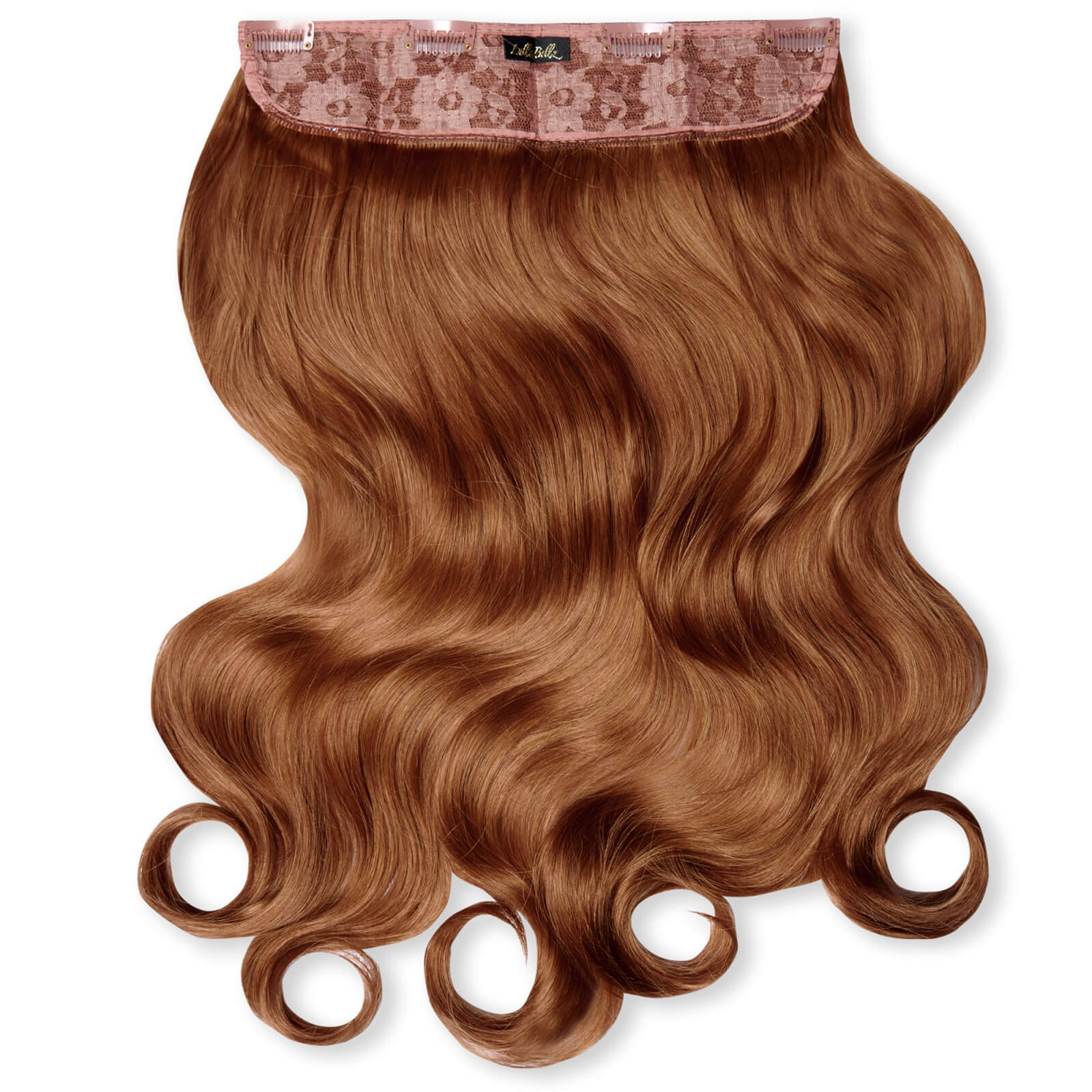 

LullaBellz Thick 20 1-Piece Curly Clip in Hair Extensions (Various Colours) - Mixed Auburn