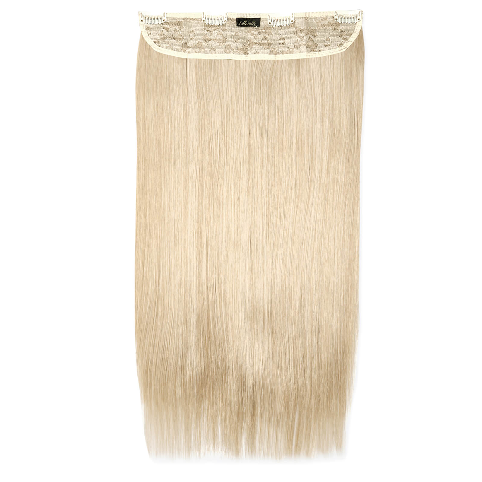 Lullabellz Thick 24 1-piece Straight Clip In Hair Extensions (various Colours) - Light Blonde In White