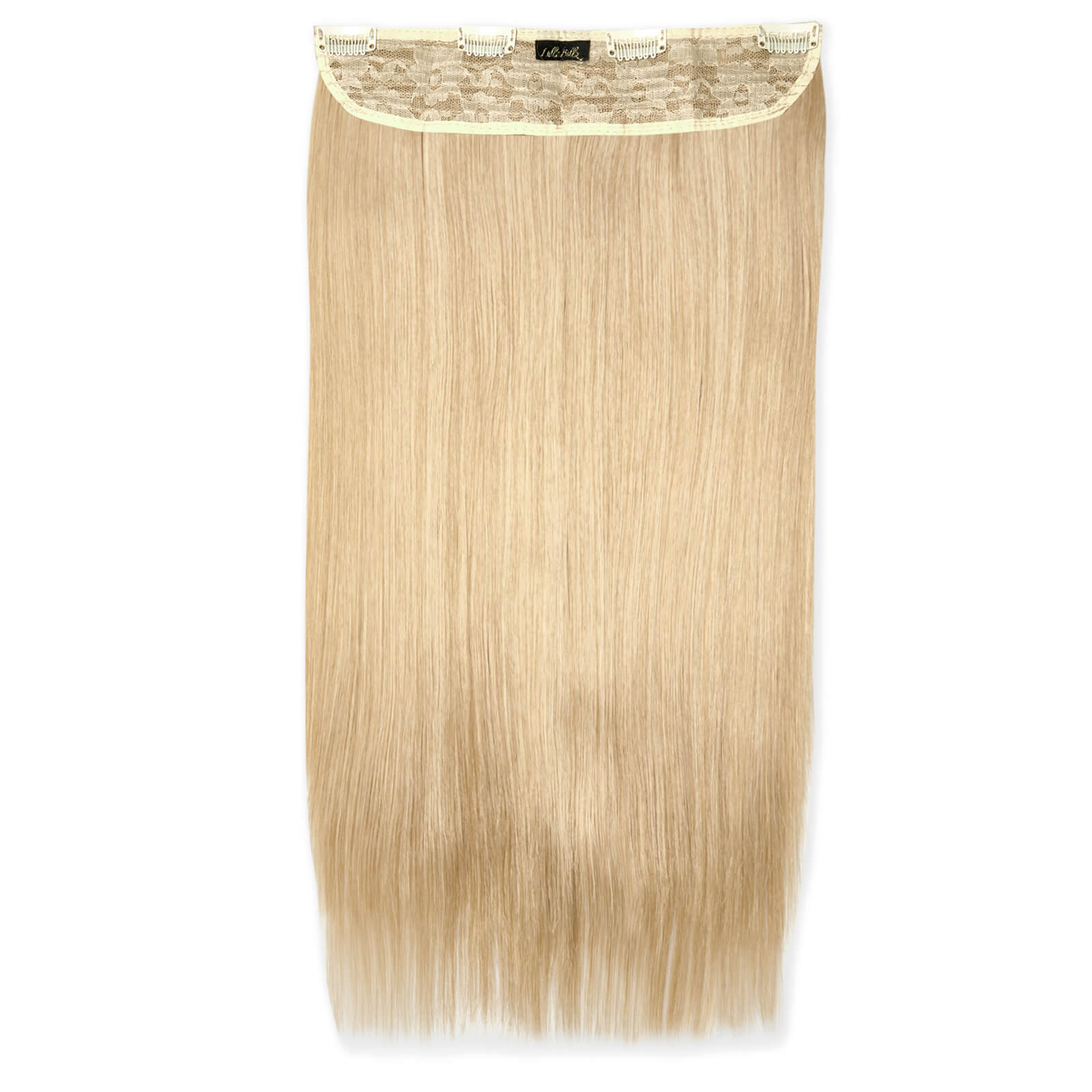 Lullabellz Thick 24 1-piece Straight Clip In Hair Extensions (various Colours) - Golden Blonde In White