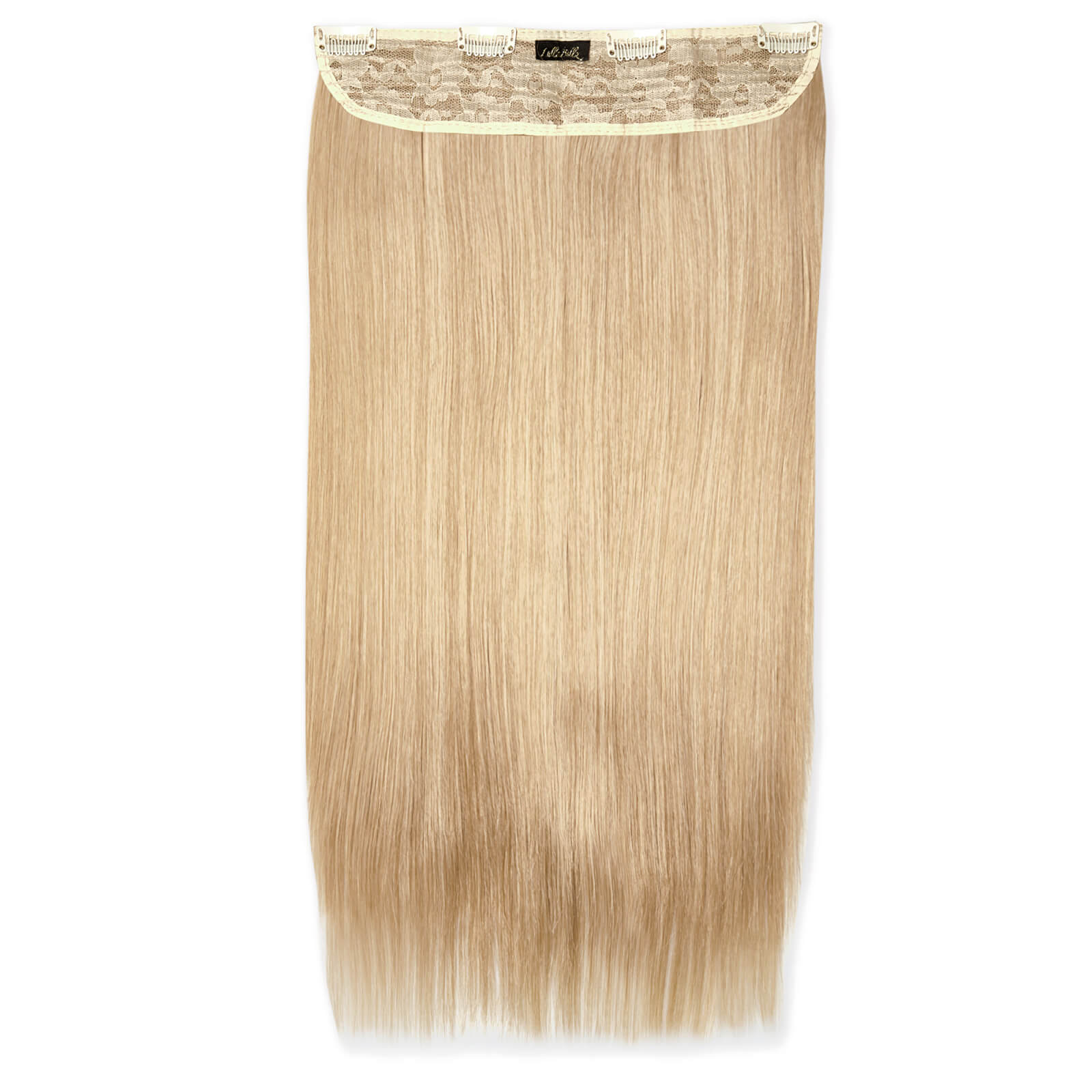 Lullabellz Thick 24 1-piece Straight Clip In Hair Extensions (various Colours) - Honey Blonde In White