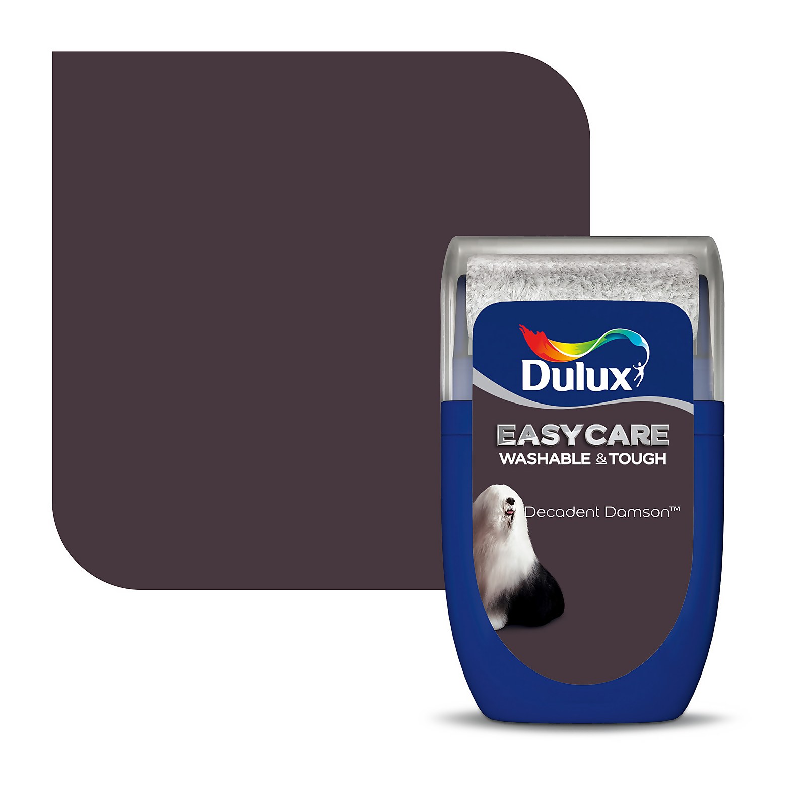 Dulux Easycare Washable & Tough Paint Decadent Damson - Tester 30ml