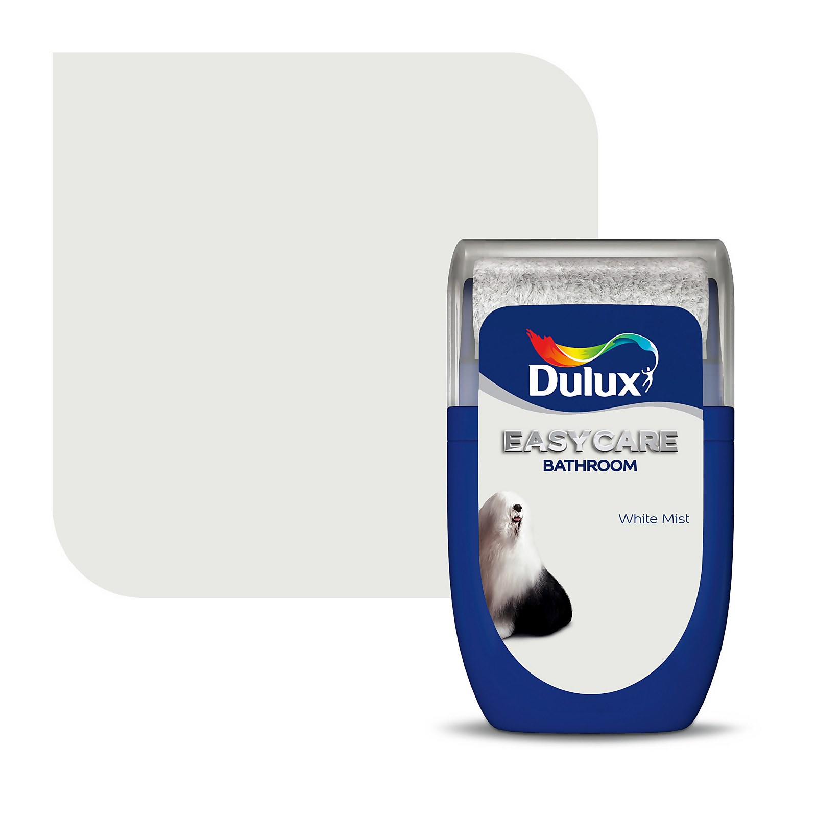 Dulux Easycare Bathroom Paint White Mist - Tester 30ml