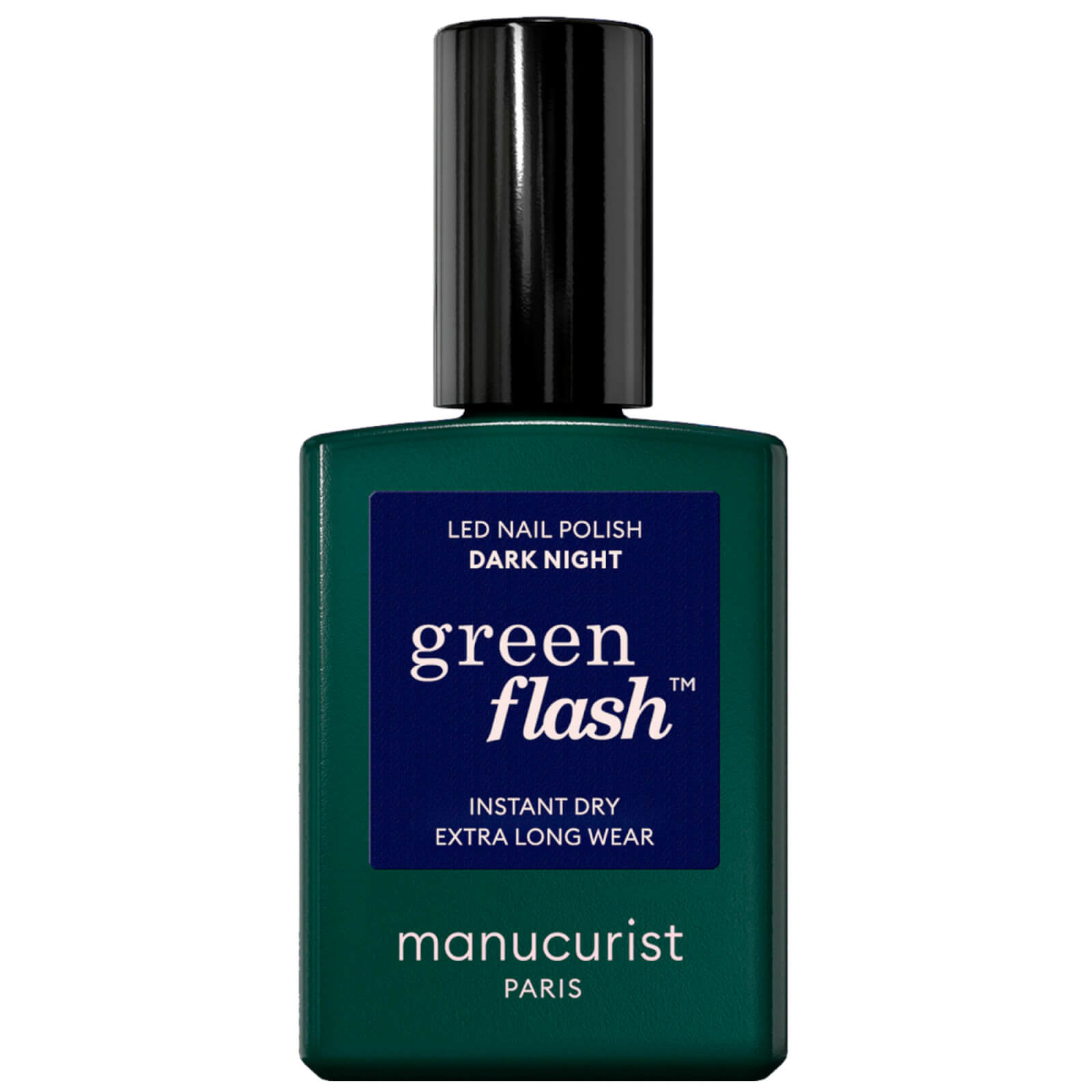 Shop Manucurist Green Flash Varnish 15ml (various Shades) - Dark Night