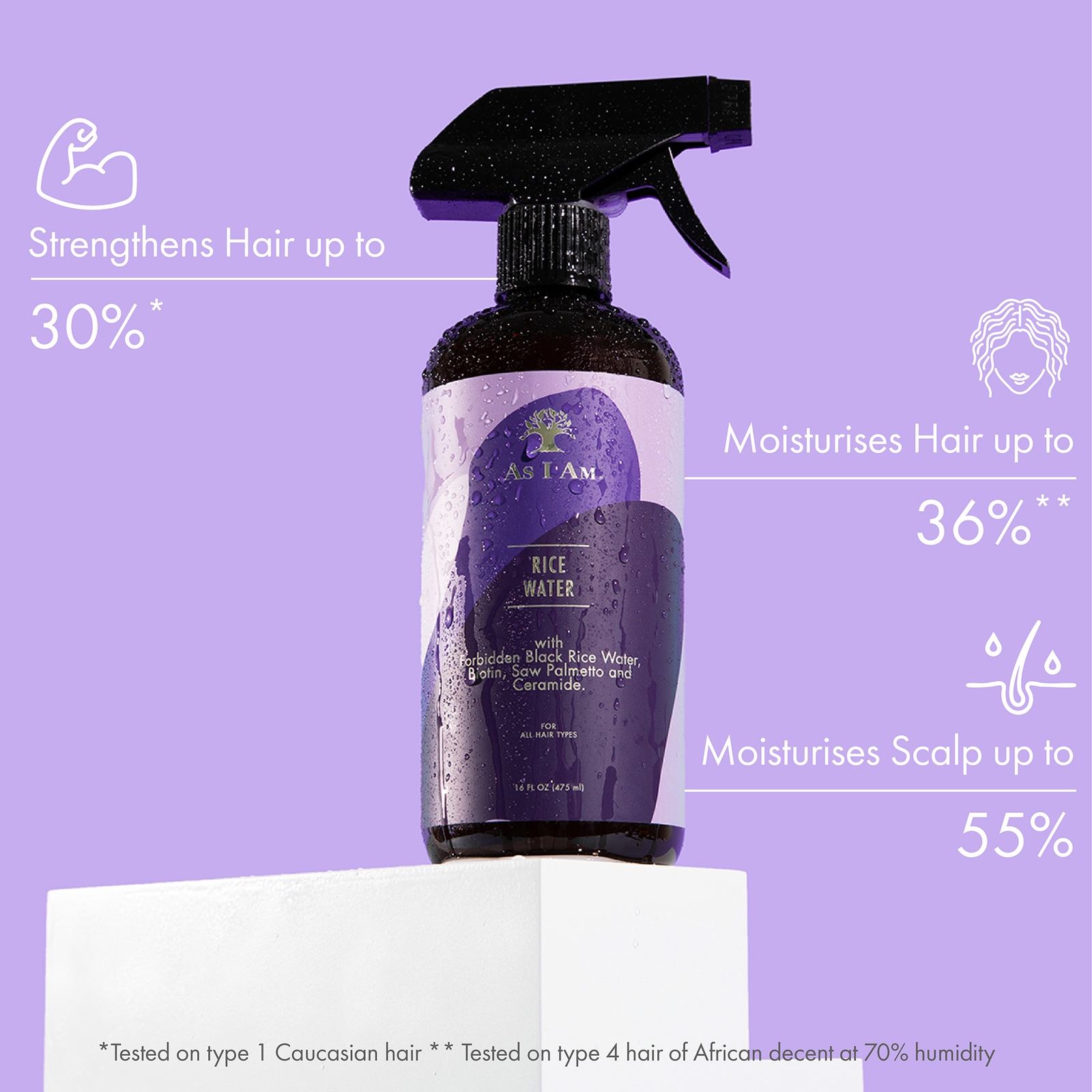 Thumbnail - As I Am Reiswasser-Spray 475 ml