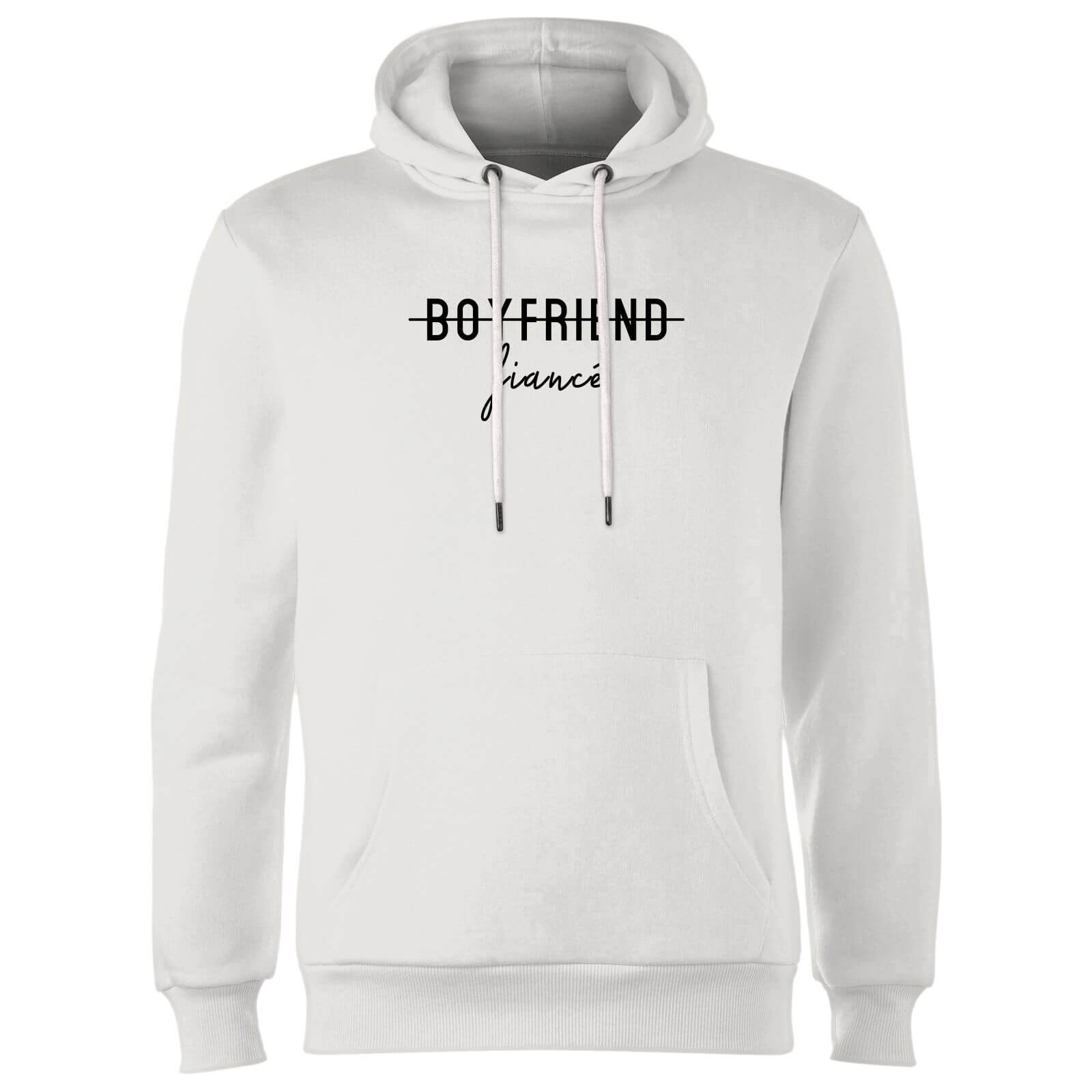 No Longer A Boyfriend Hoodie - White - XXL - White