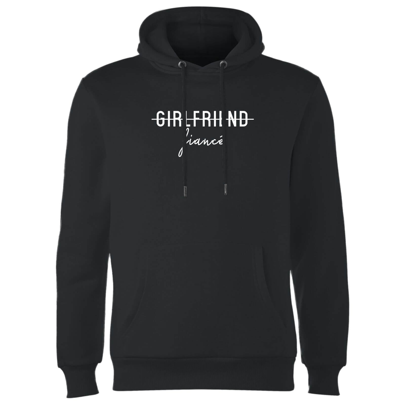Finally No Longer A Girlfriend Hoodie - Black - M - Black