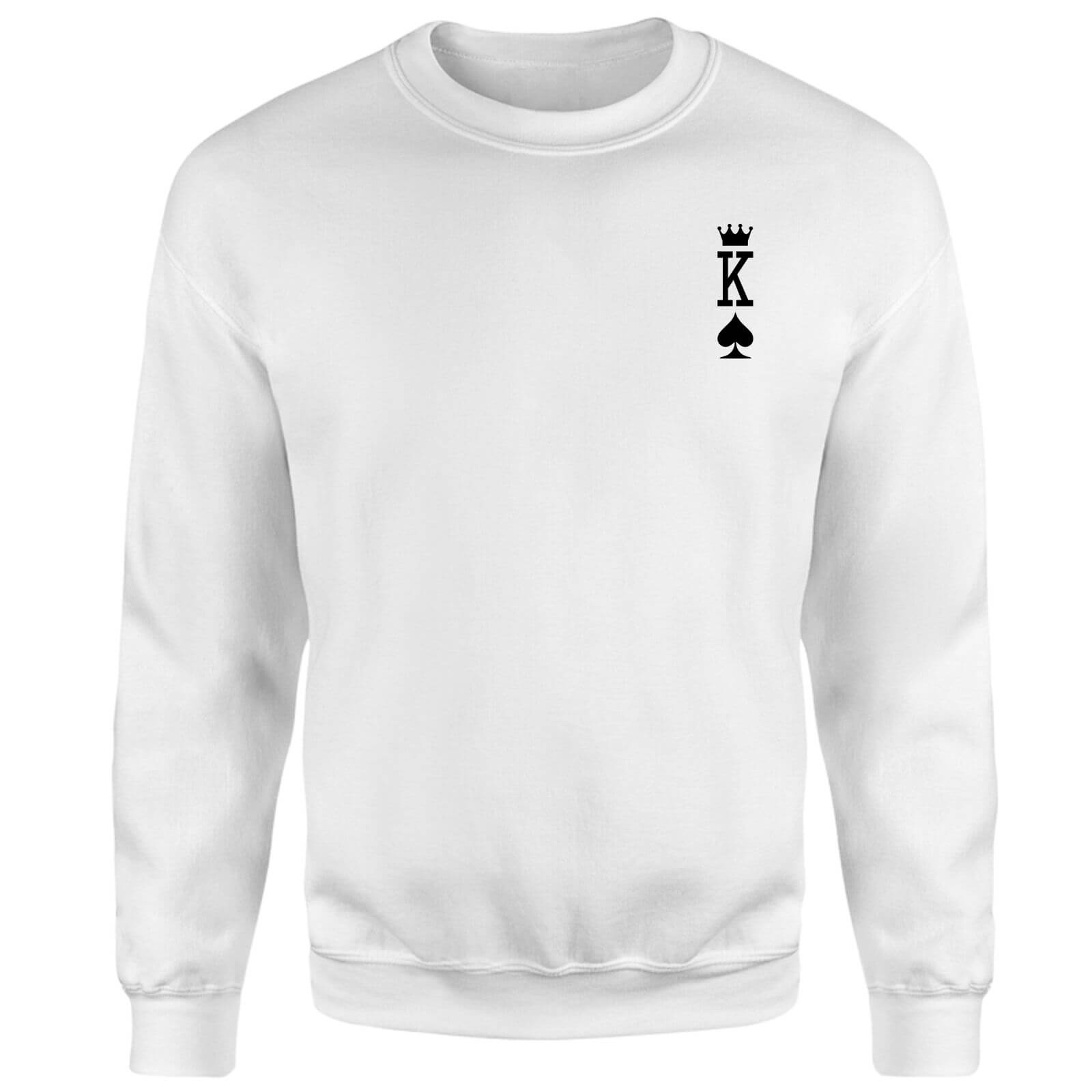 King Of Spade Sweatshirt - White - XXL - White