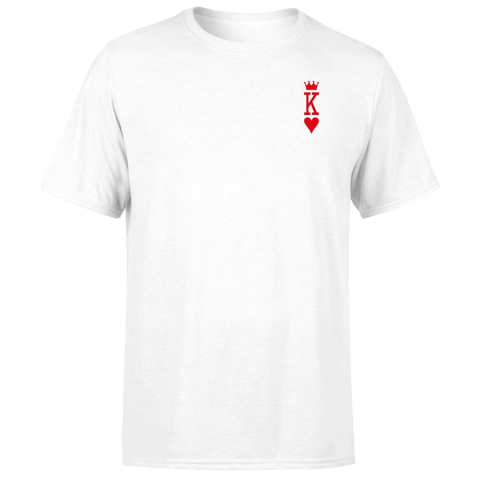 King Of Hearts Men's T-Shirt - White - M - White