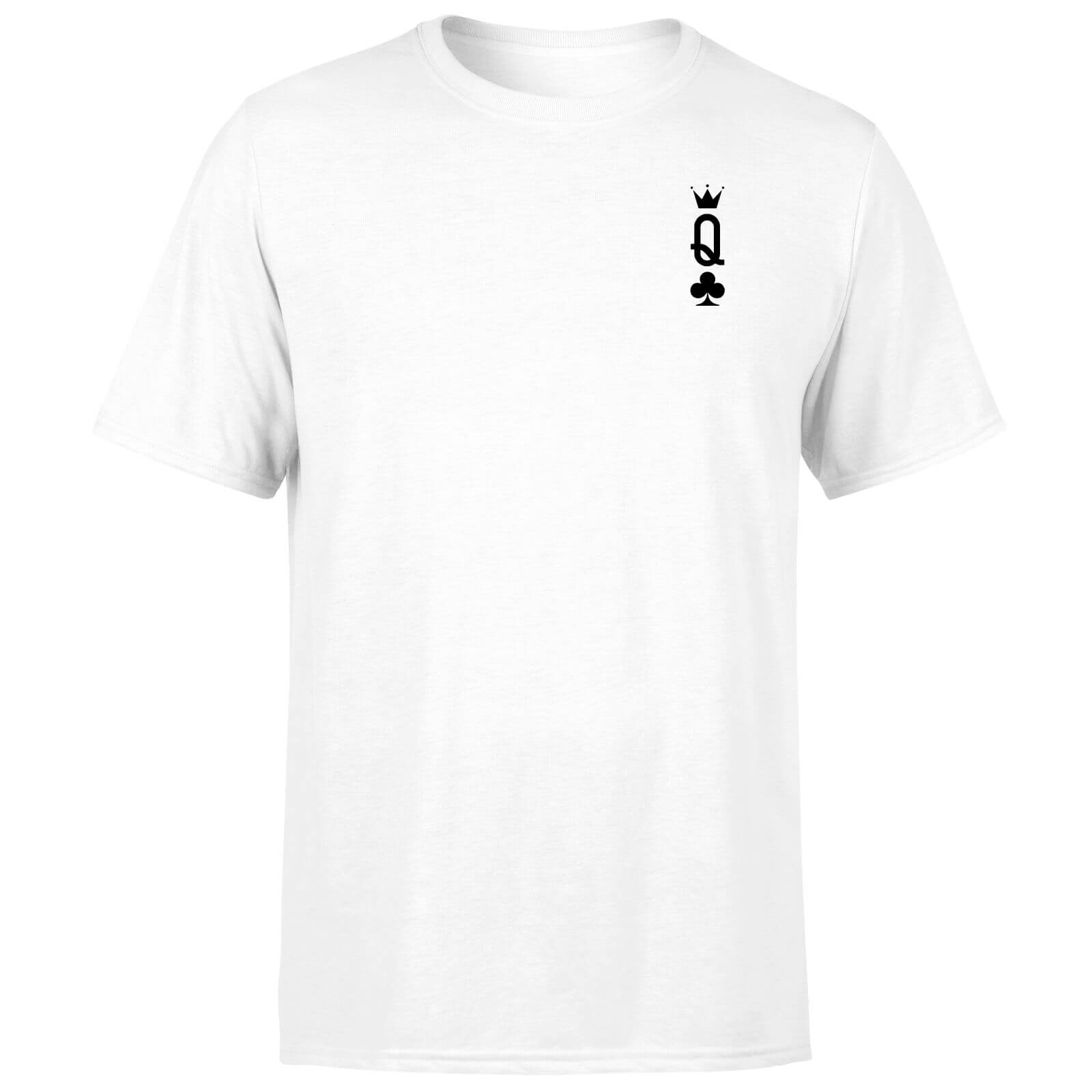 Queen Of Clubs Men's T-Shirt - White - M - White