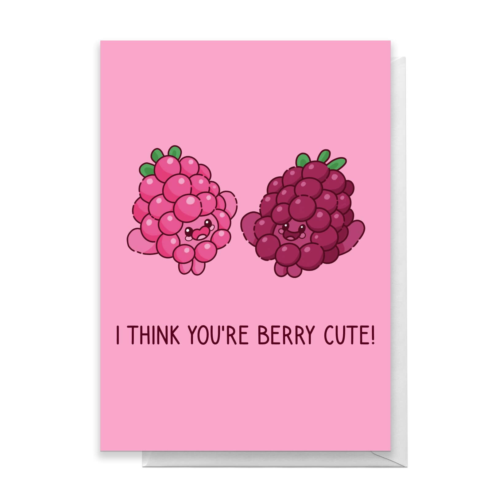 I Think You're Berry Cute Greetings Card - Standard Card
