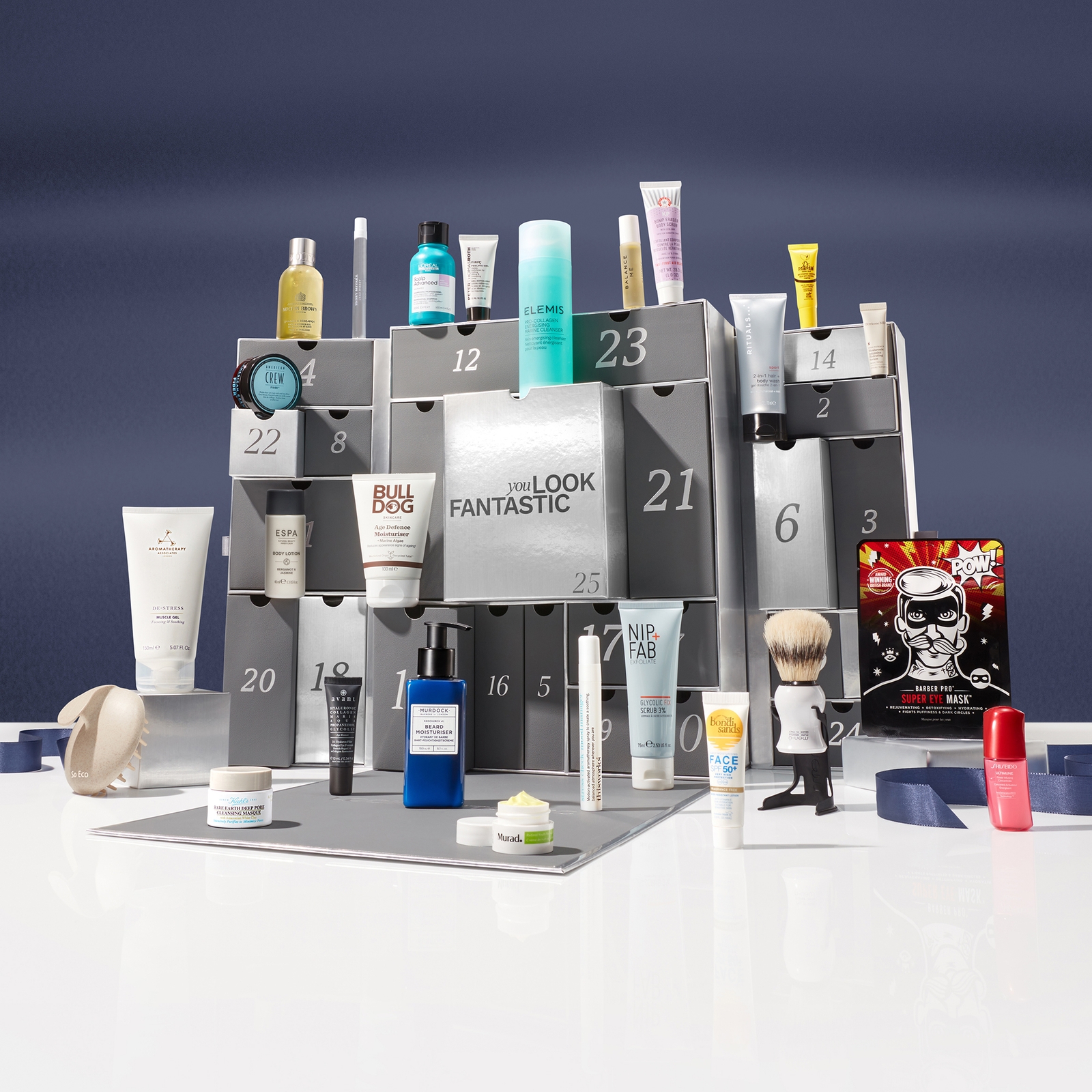 LOOKFANTASTIC Iconic Grooming Advent Calendar 2024