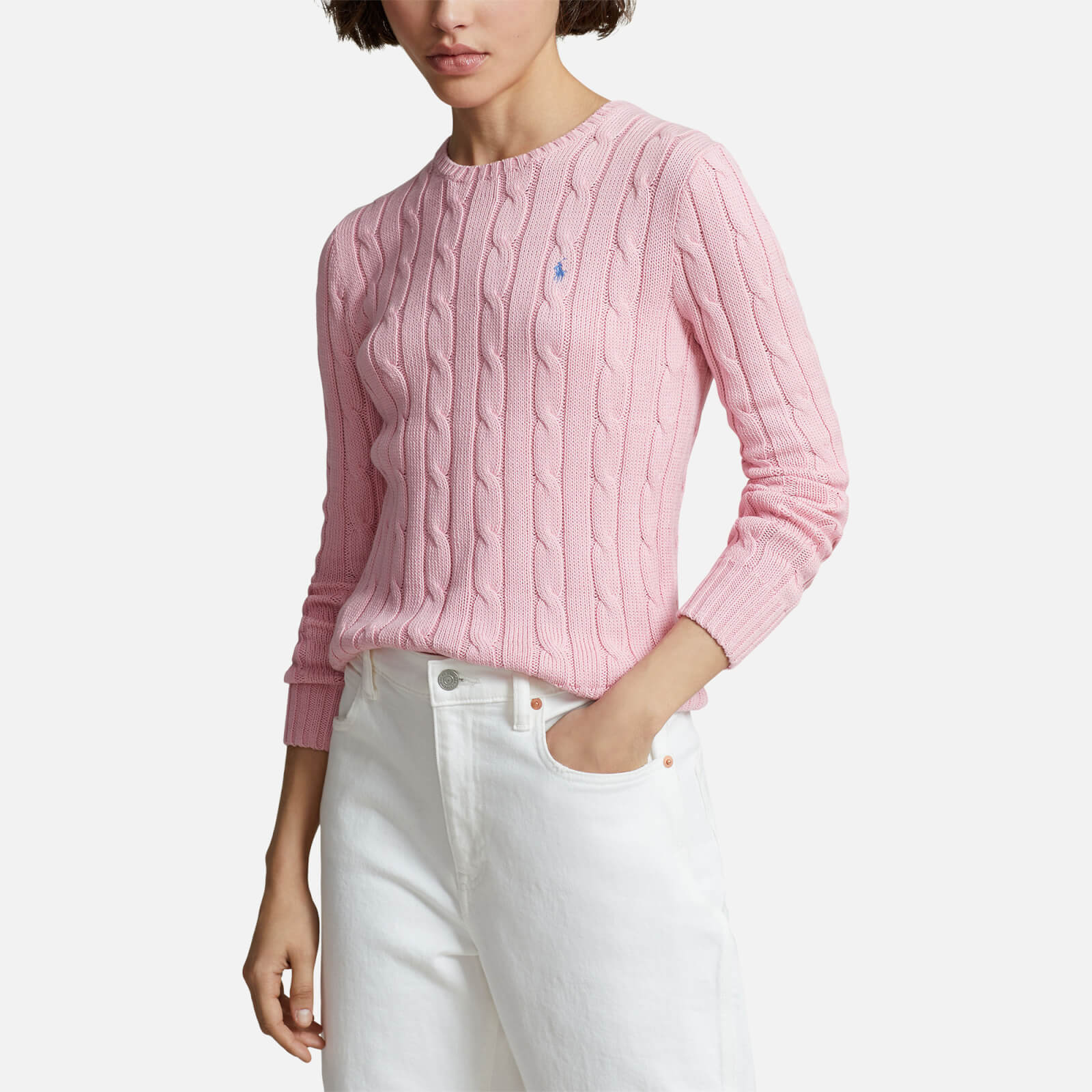 Polo Ralph Lauren Julianna Cable-Knit Cotton Jumper - L