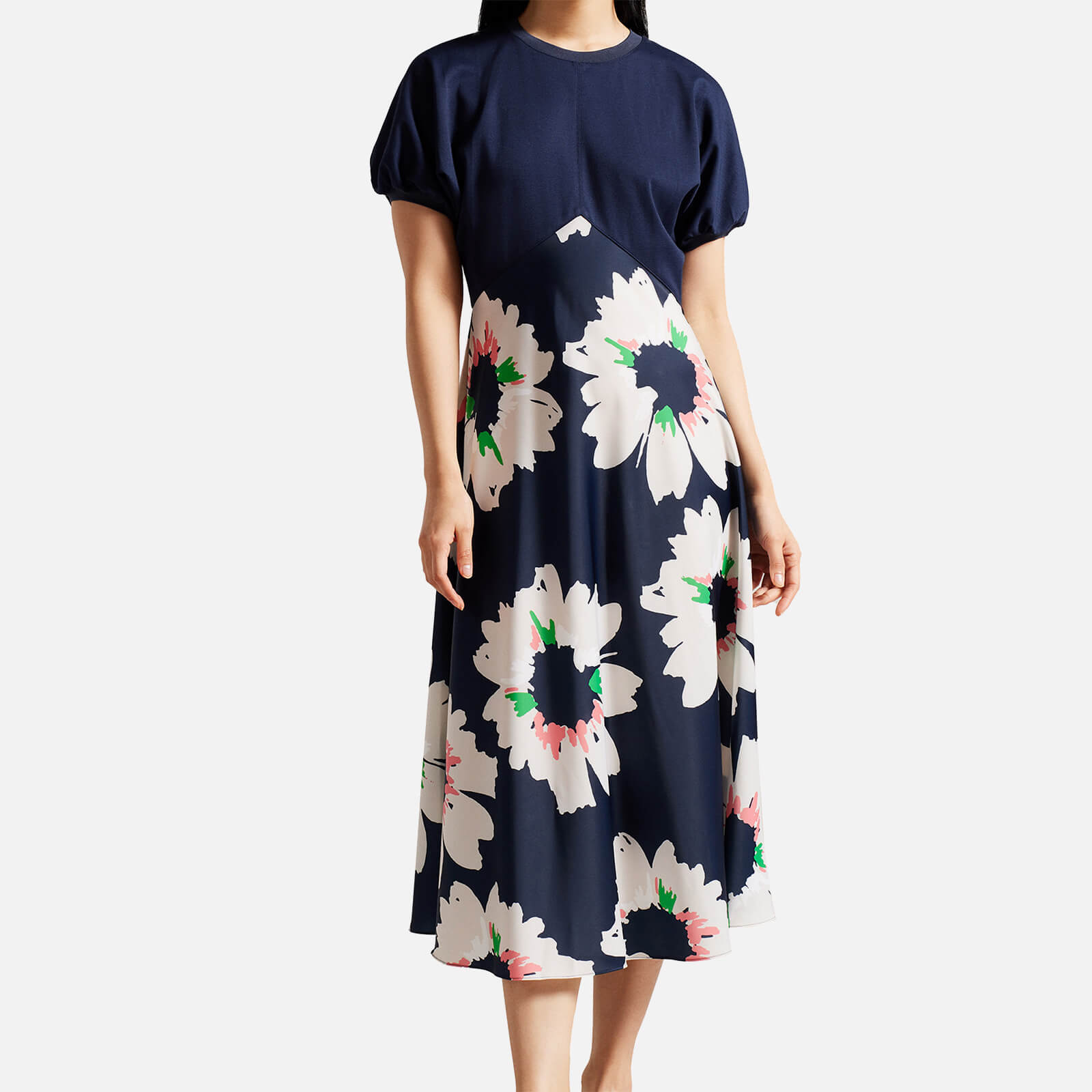 Ted Baker Daysiah Floral Midi Dress - UK 8
