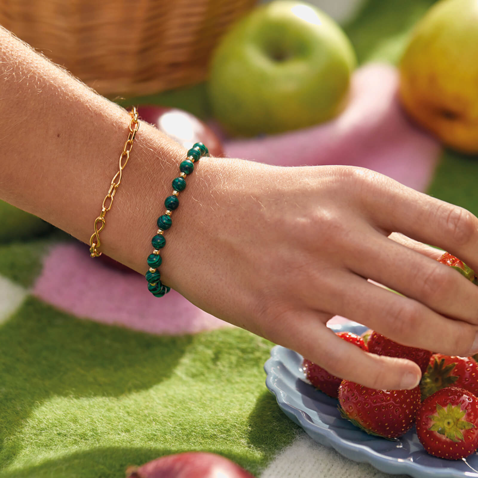 Image of Estella Bartlett Gold-Plated Full Infinity Chain Bracelet
