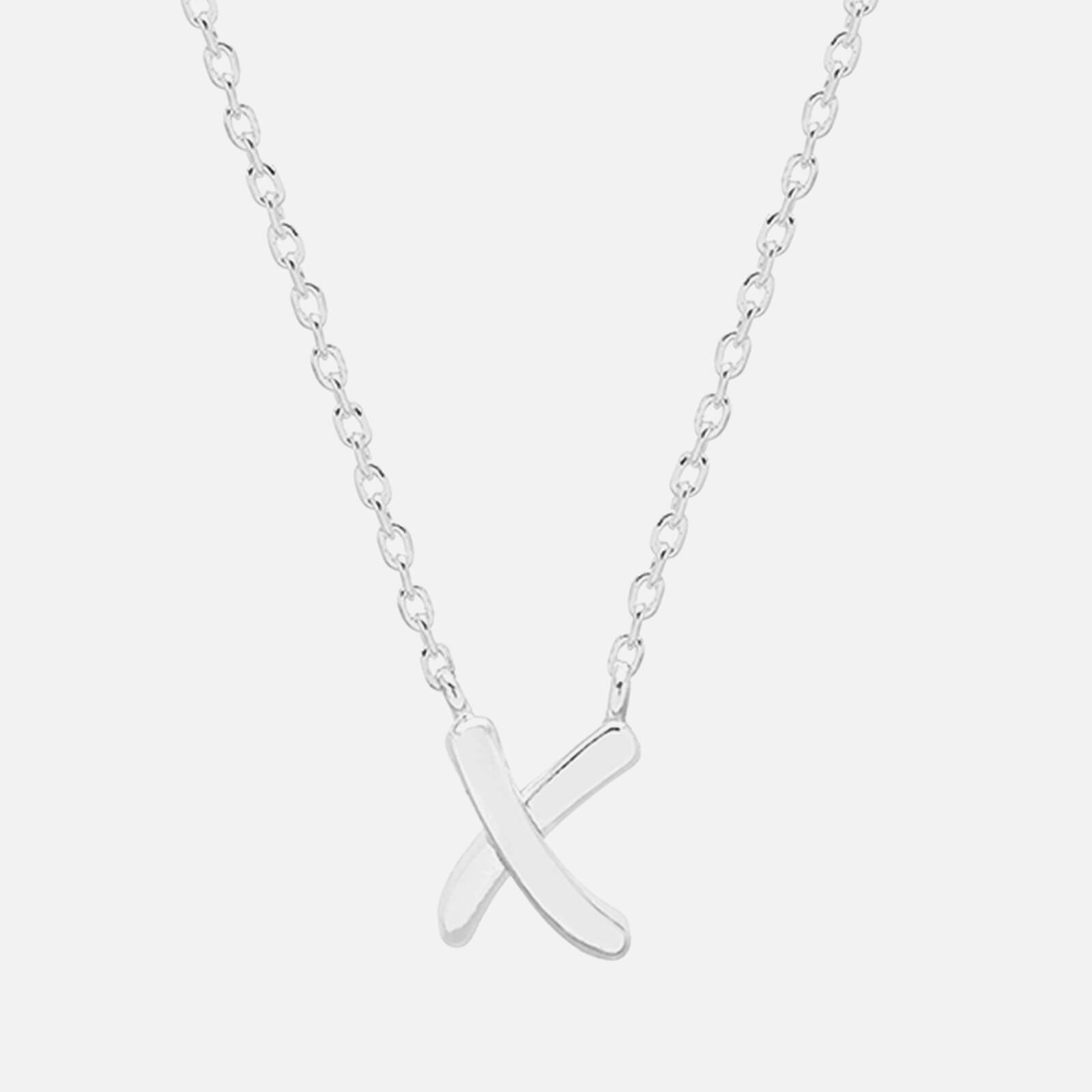 Image of Estella Bartlett Silver-Plated Kiss Necklace