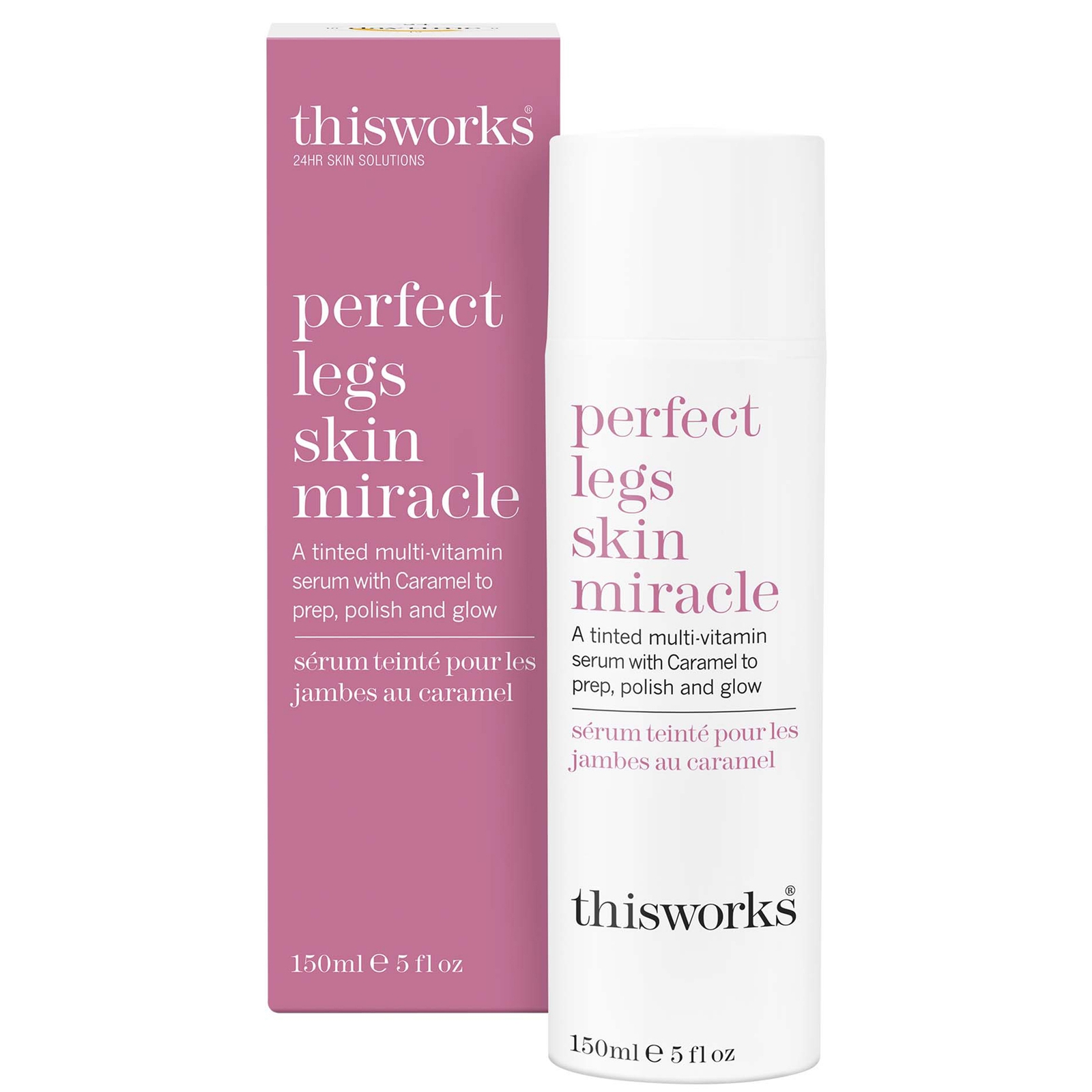 

this works Perfect Legs Skin Miracle 150ml