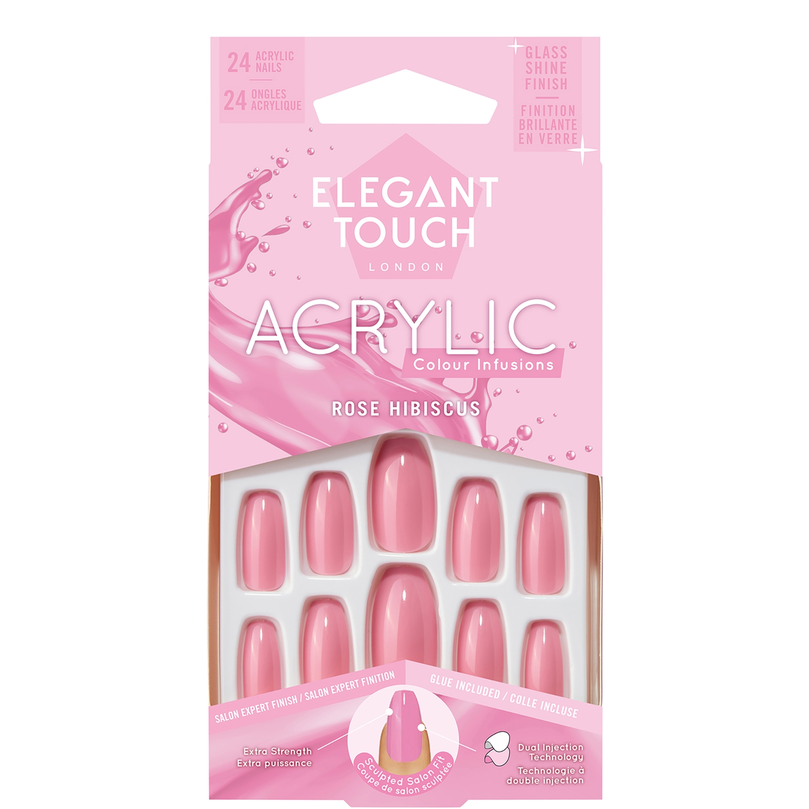 

Elegant Touch Acrylic Nail Kit - Rose Hibiscus