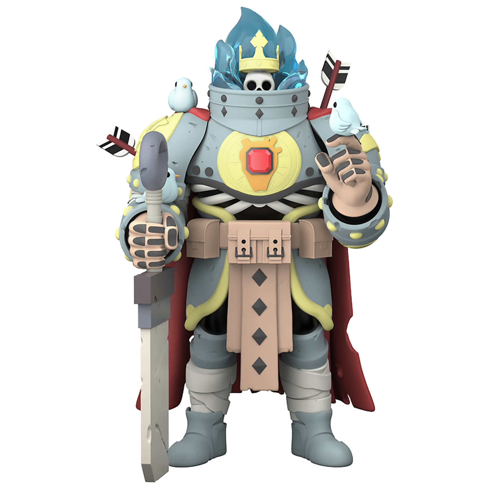 Mighty Jaxx Birdking By Crom 10  Vinyl Art Toy