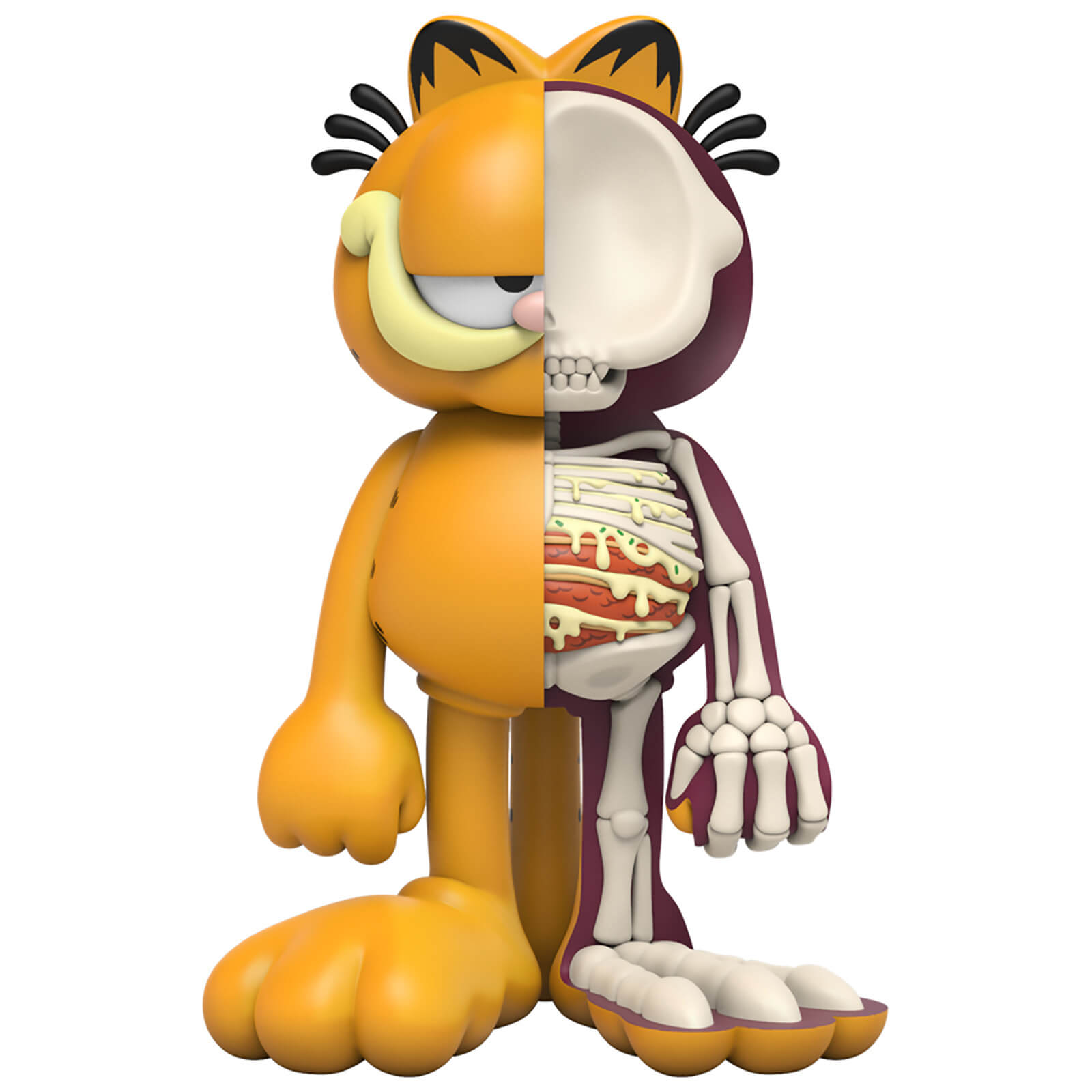 Mighty Jaxx Xxray Plus Garfield 8  Vinyl + Pvc Figure