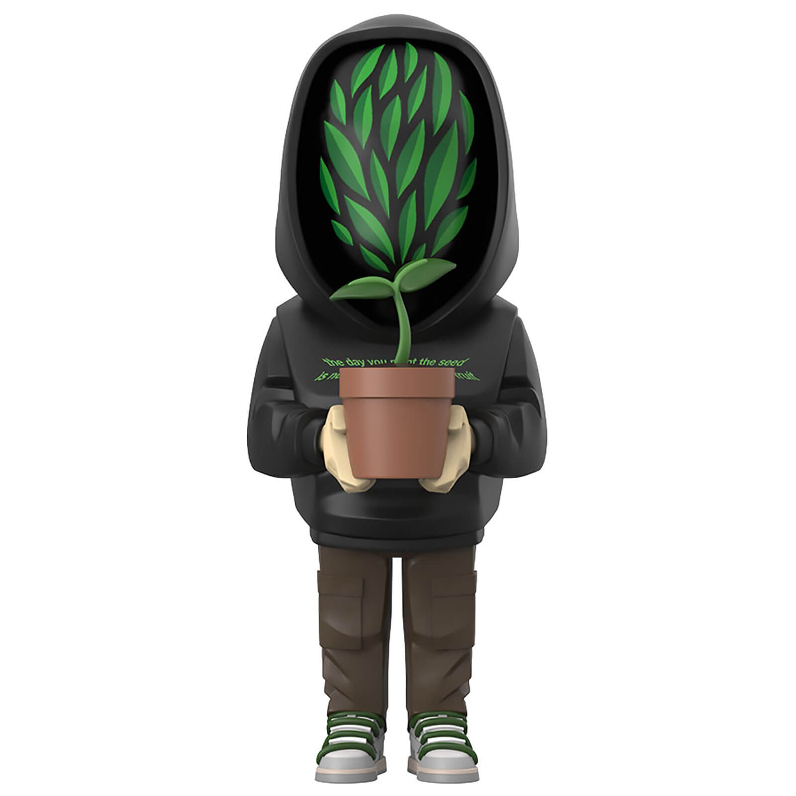 Mighty Jaxx Aplasticplant By Yarms 8  Vinyl Art Toy
