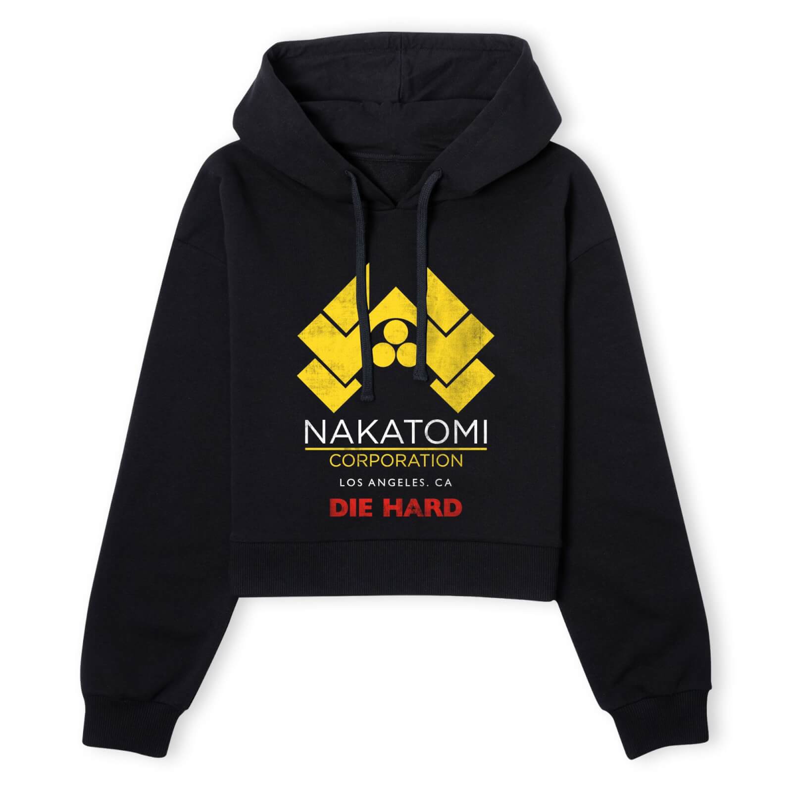 Die Hard Nakatomi Corp Women's Cropped Hoodie - Black - XS - Schwarz