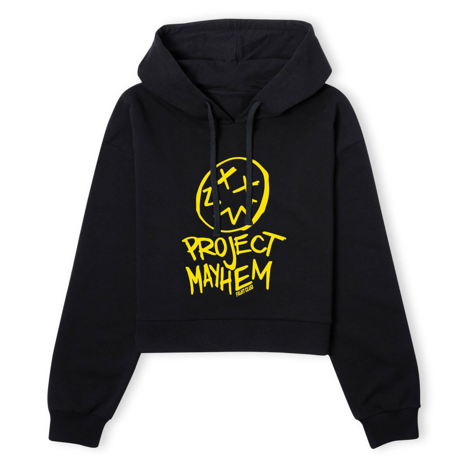 Fight Club Project Mayhem Women's Cropped Hoodie - Black - XS - Schwarz