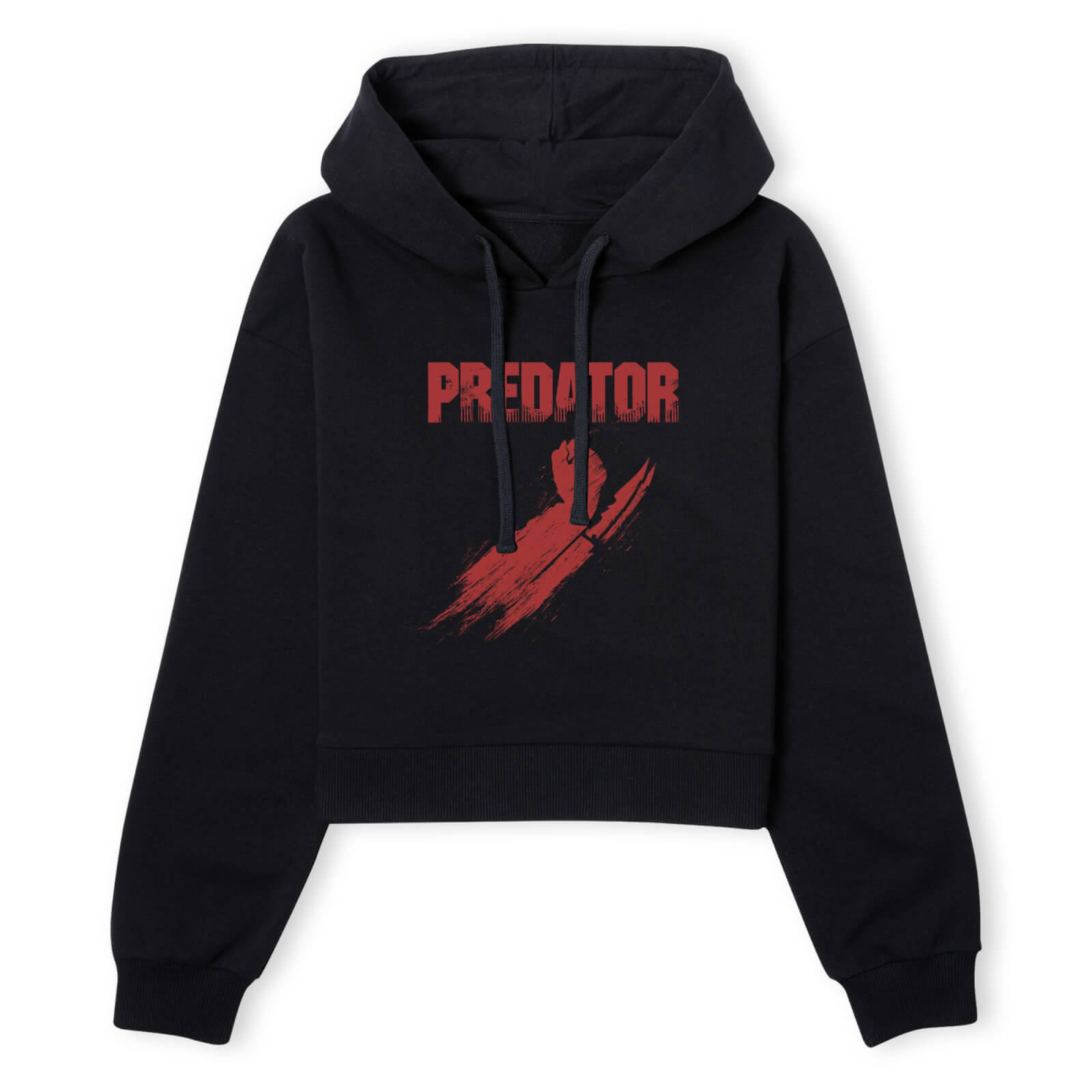 Predator Arm Blades Women's Cropped Hoodie - Black - XS - Schwarz