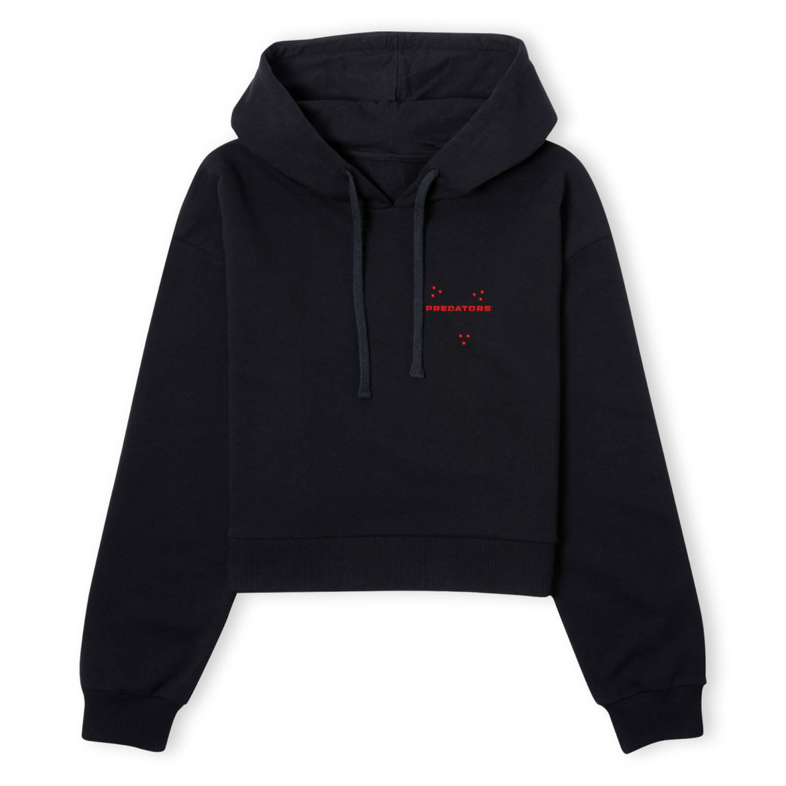 Predator Targeted Logo Women's Cropped Hoodie - Black - XS - Schwarz