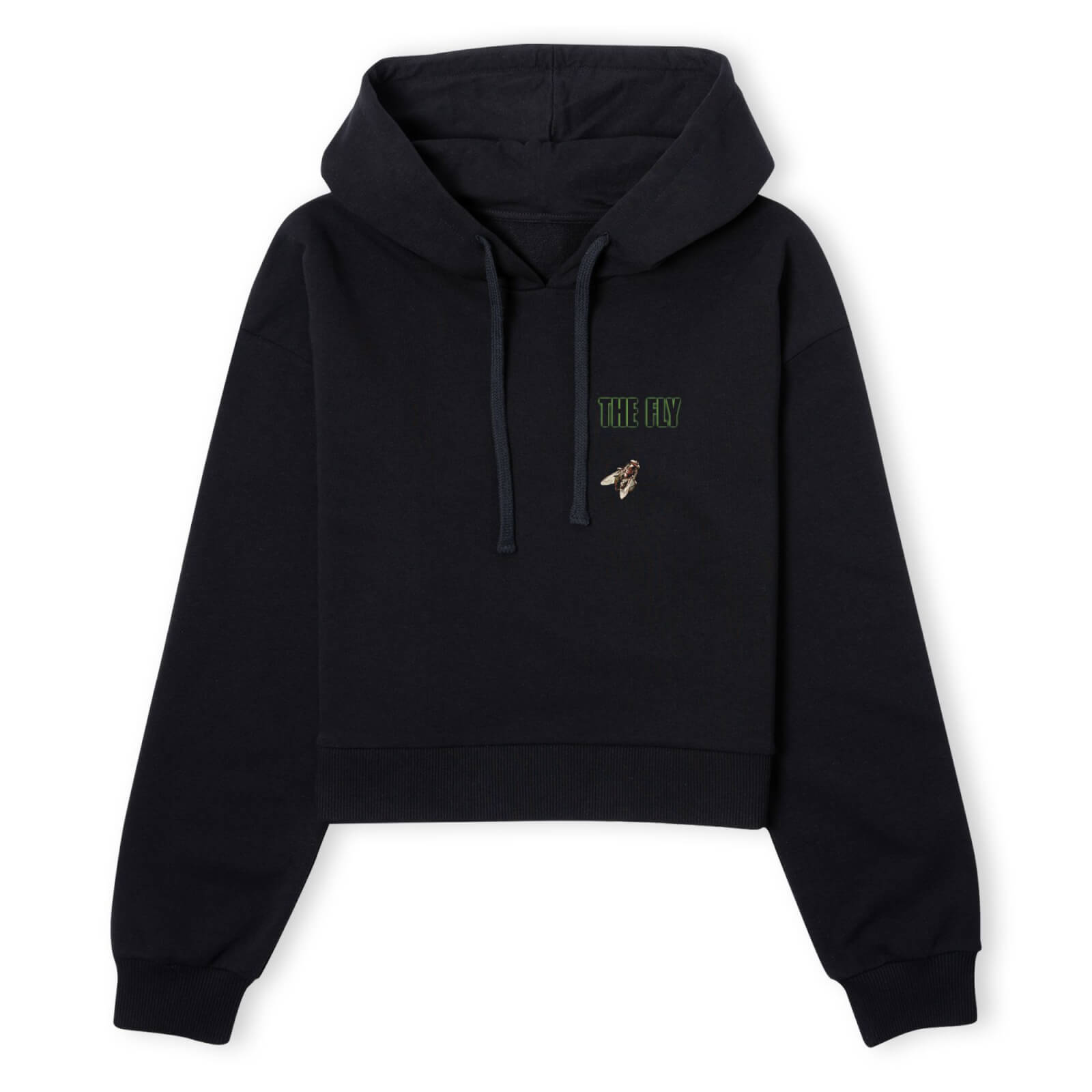 The Fly Giant Fly Women's Cropped Hoodie - Black - XS - Schwarz
