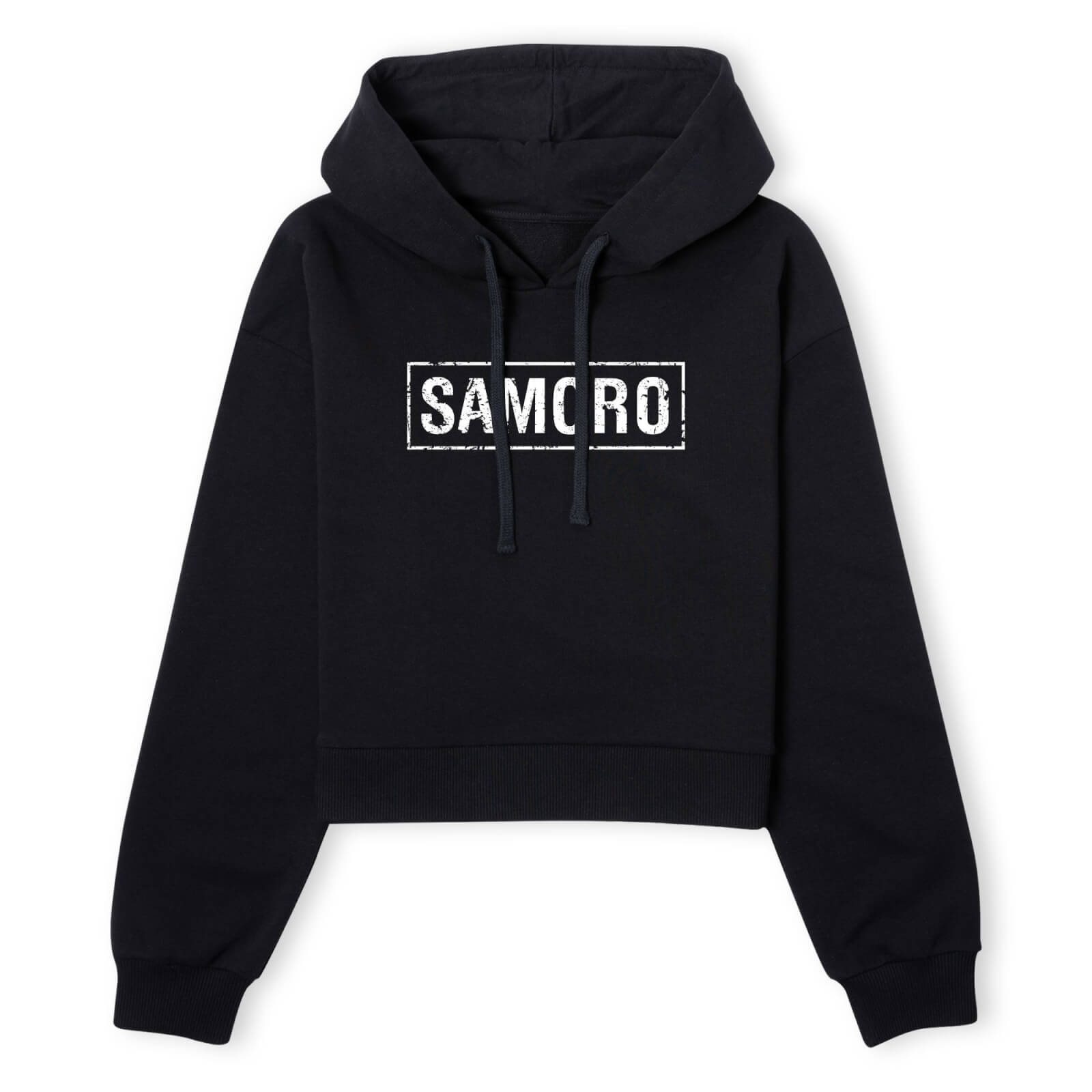 Sons of Anarchy SAMCRO Box Women's Cropped Hoodie - Black - XS - Schwarz
