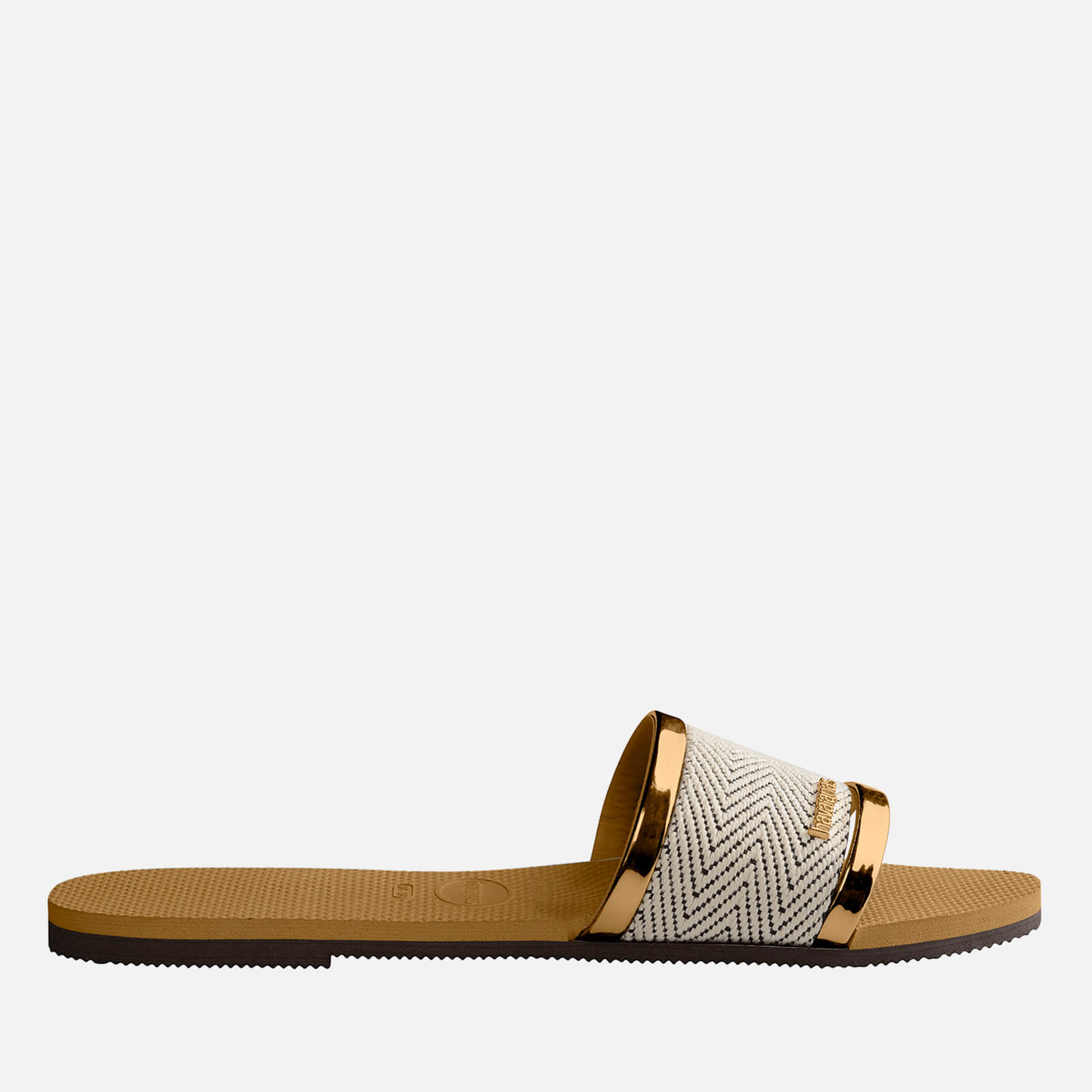 Havaianas Trancoso Woven Rubber Slide Sandals