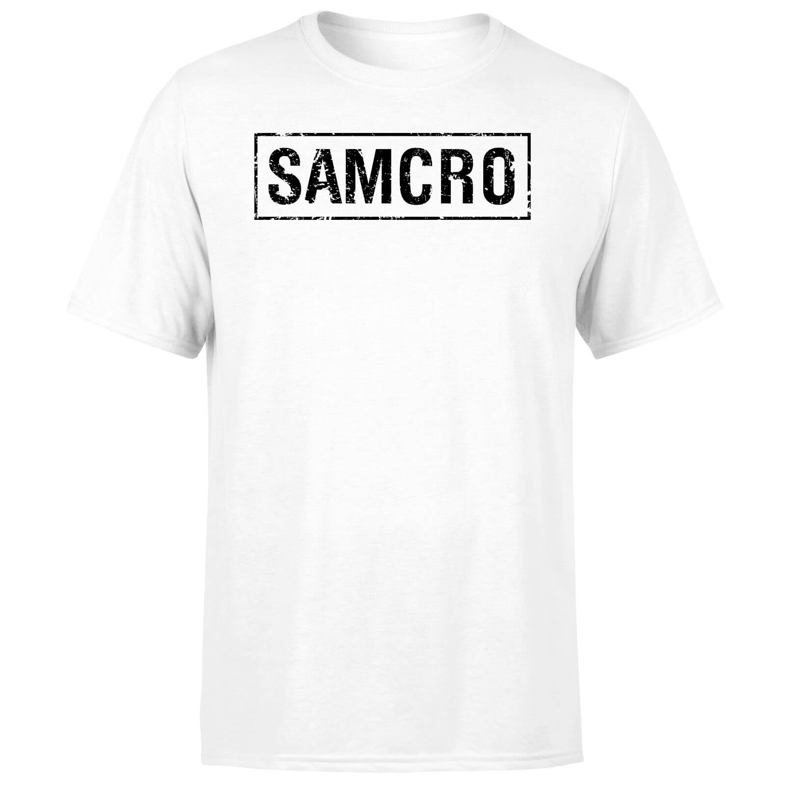 Sons of Anarchy SAMCRO Box Men's T-Shirt - White - XXL - White